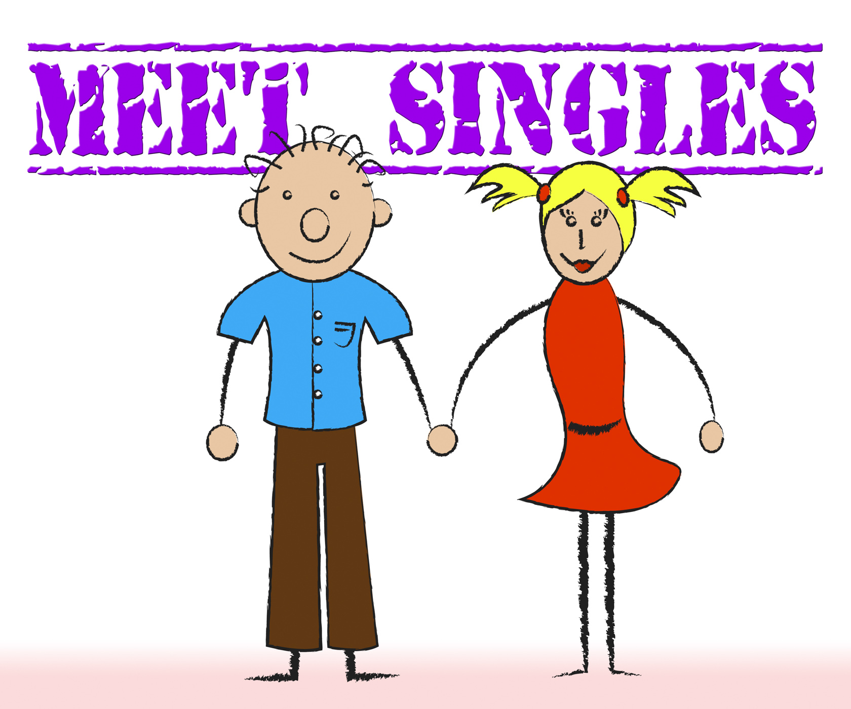 Meet singles indicates met togetherness and adoration photo