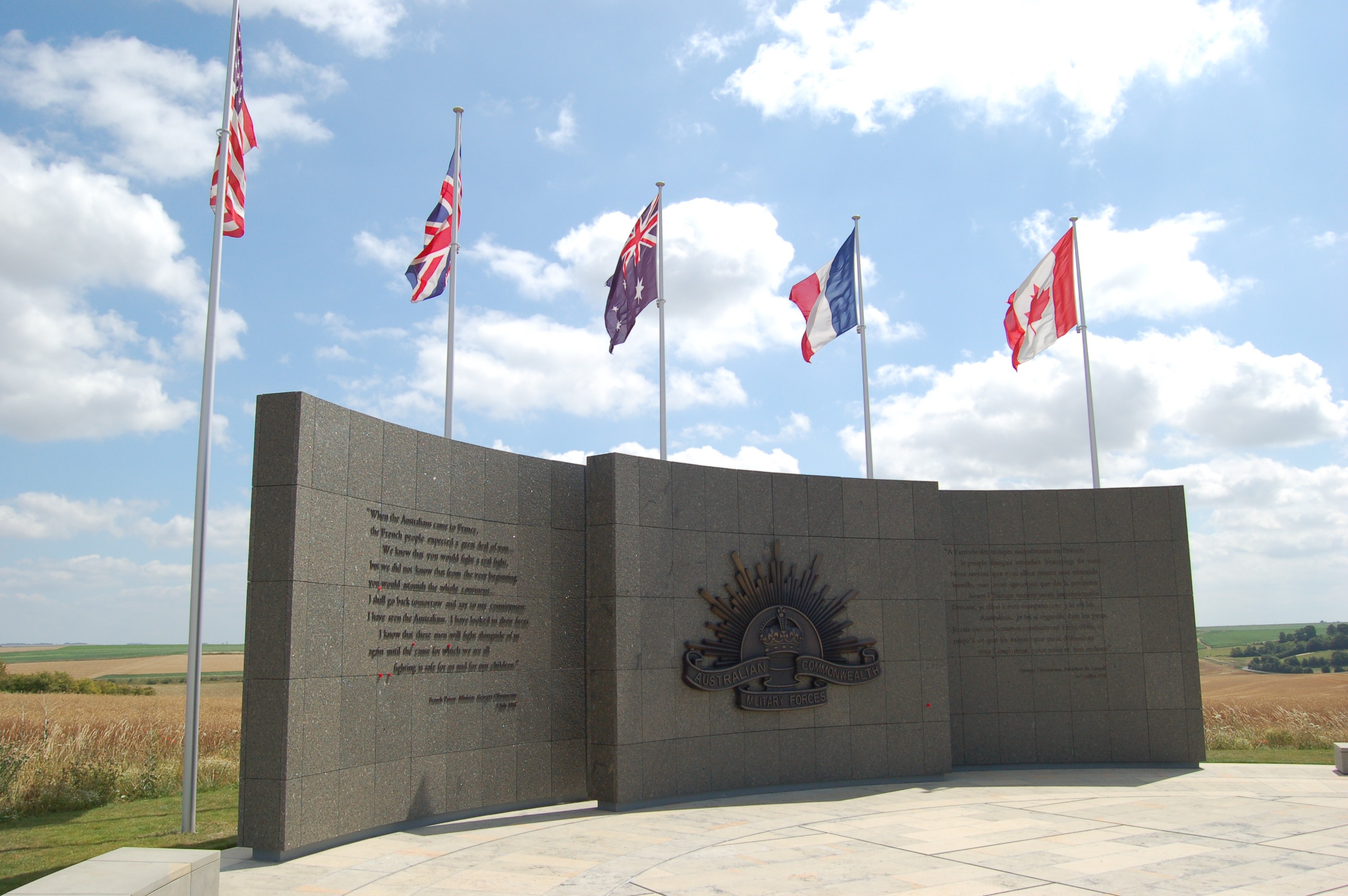 Australian Corps Memorial - Le Hamel | Somme.fr