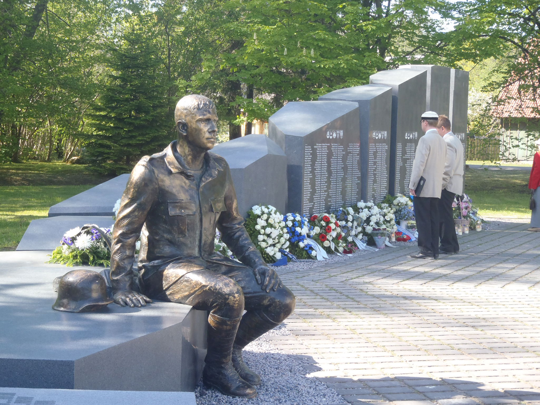 Memorial place to the fallen Hiiumaa's soldiers of World War II