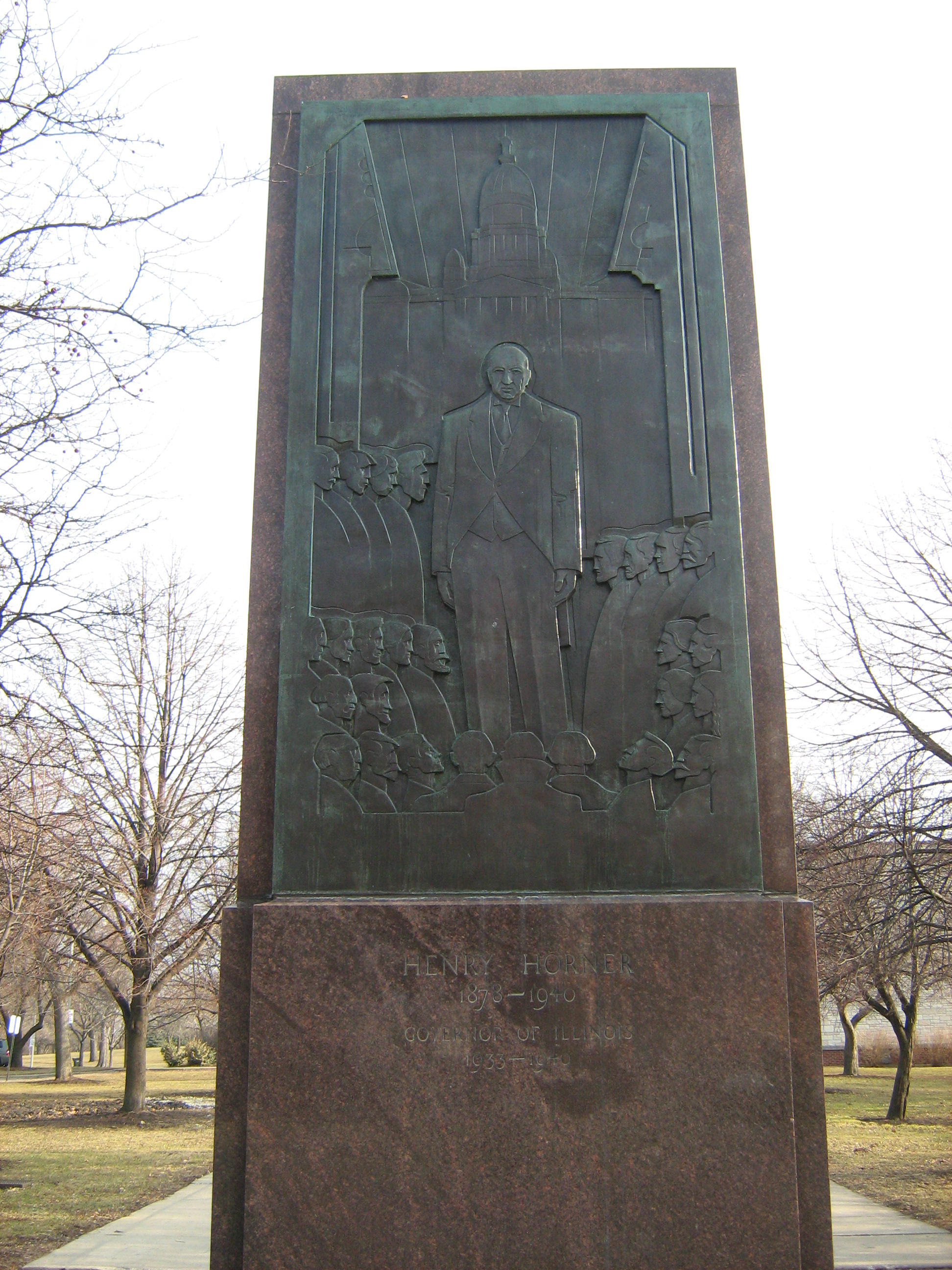 File:Governor Henry Horner Memorial Sculpture Front.jpg - Wikimedia ...