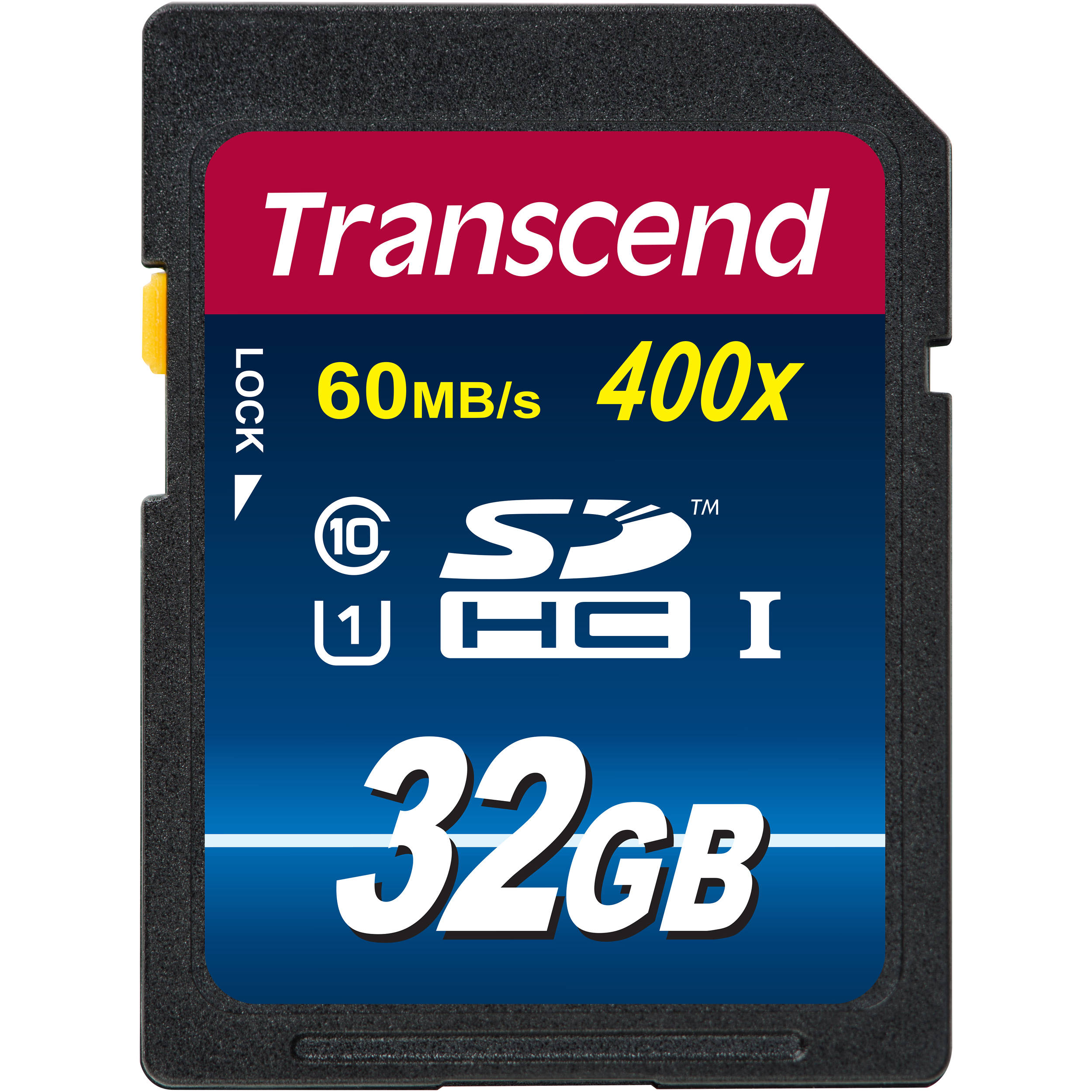 Transcend 32GB SDHC Memory Card Premium Class 10 UHS-I TS32GSDU1