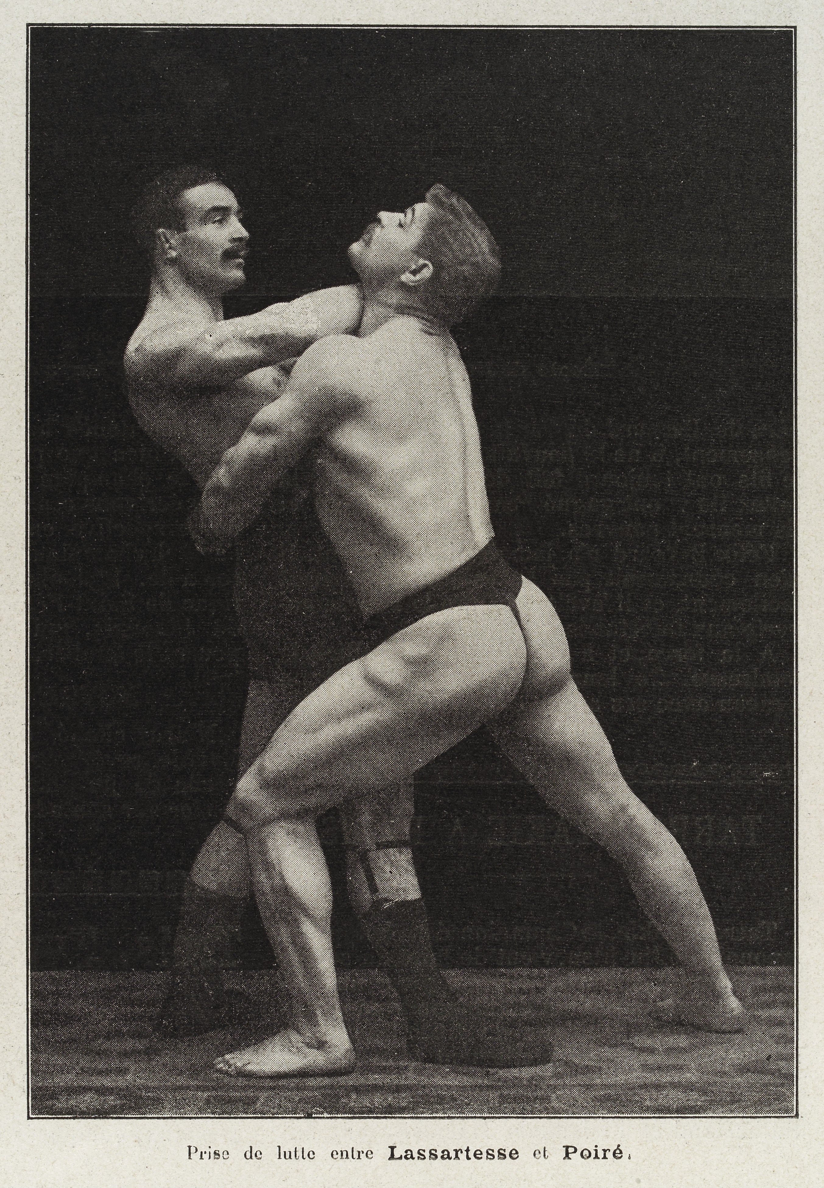 File:Two men wrestling, France, c. 1906 Wellcome L0039138.jpg ...