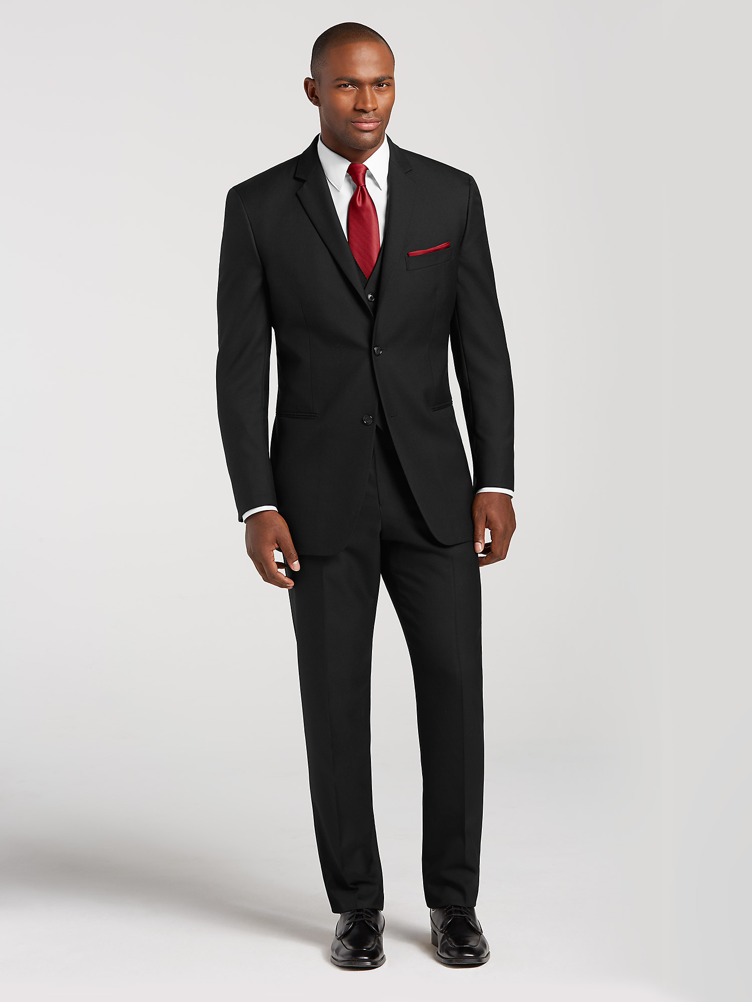 Vintage Black Two Button Suit by Pronto Uomo | Suit Rental | Men's ...