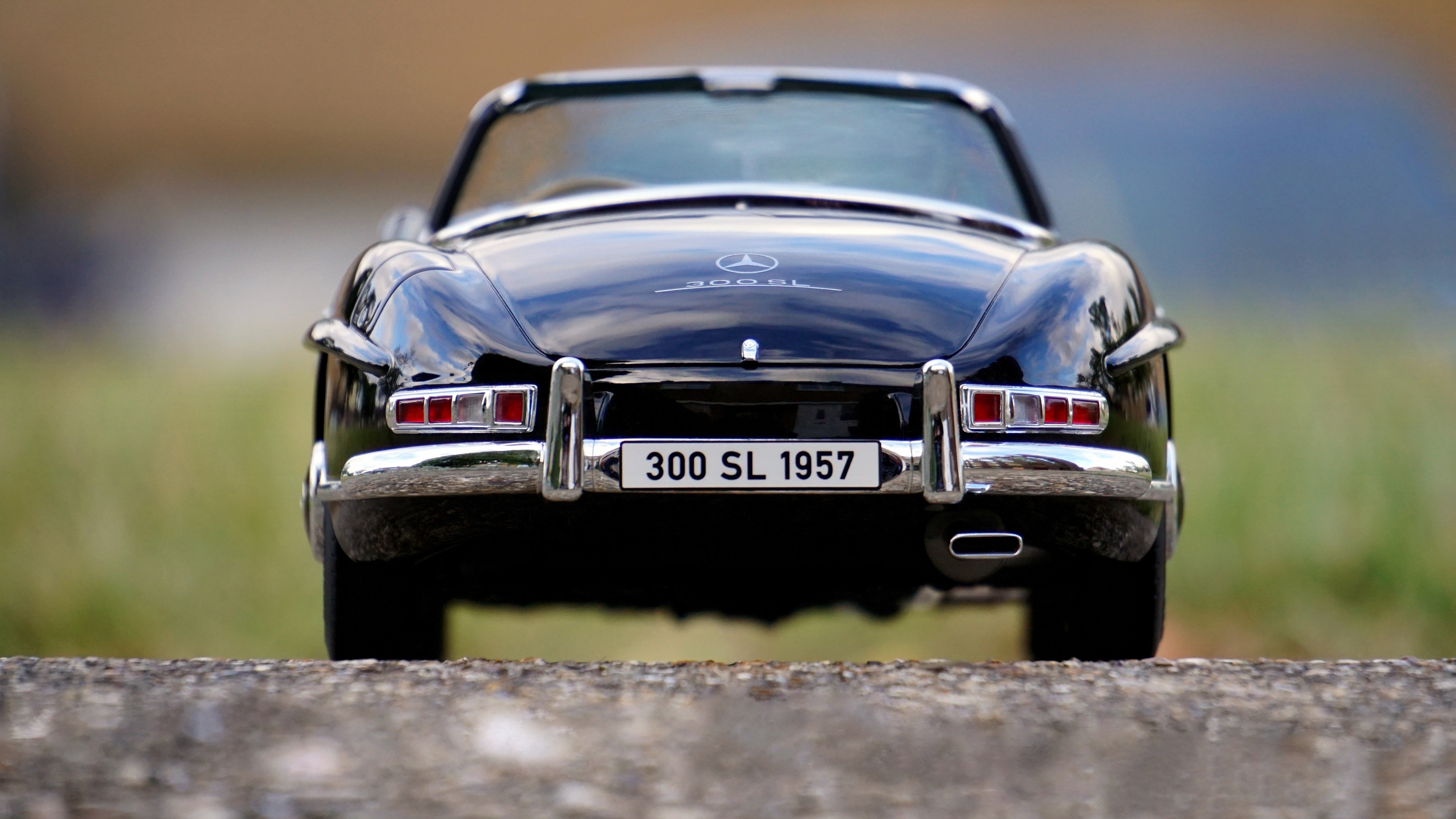 Mercedes benz black convertible classic car photo