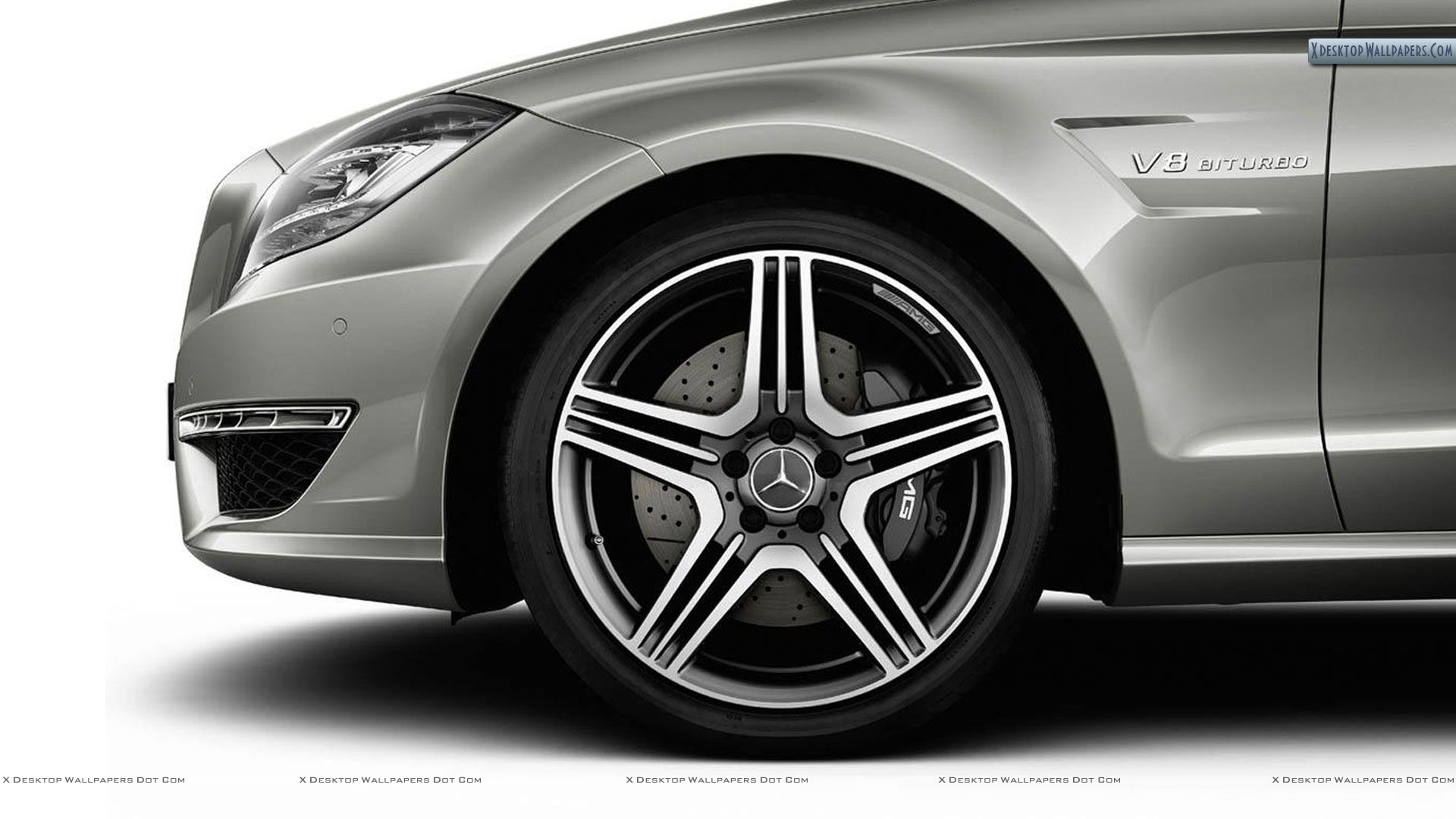 2012 Mercedes-Benz CLS63 AMG Tyre & Alloy Wallpaper