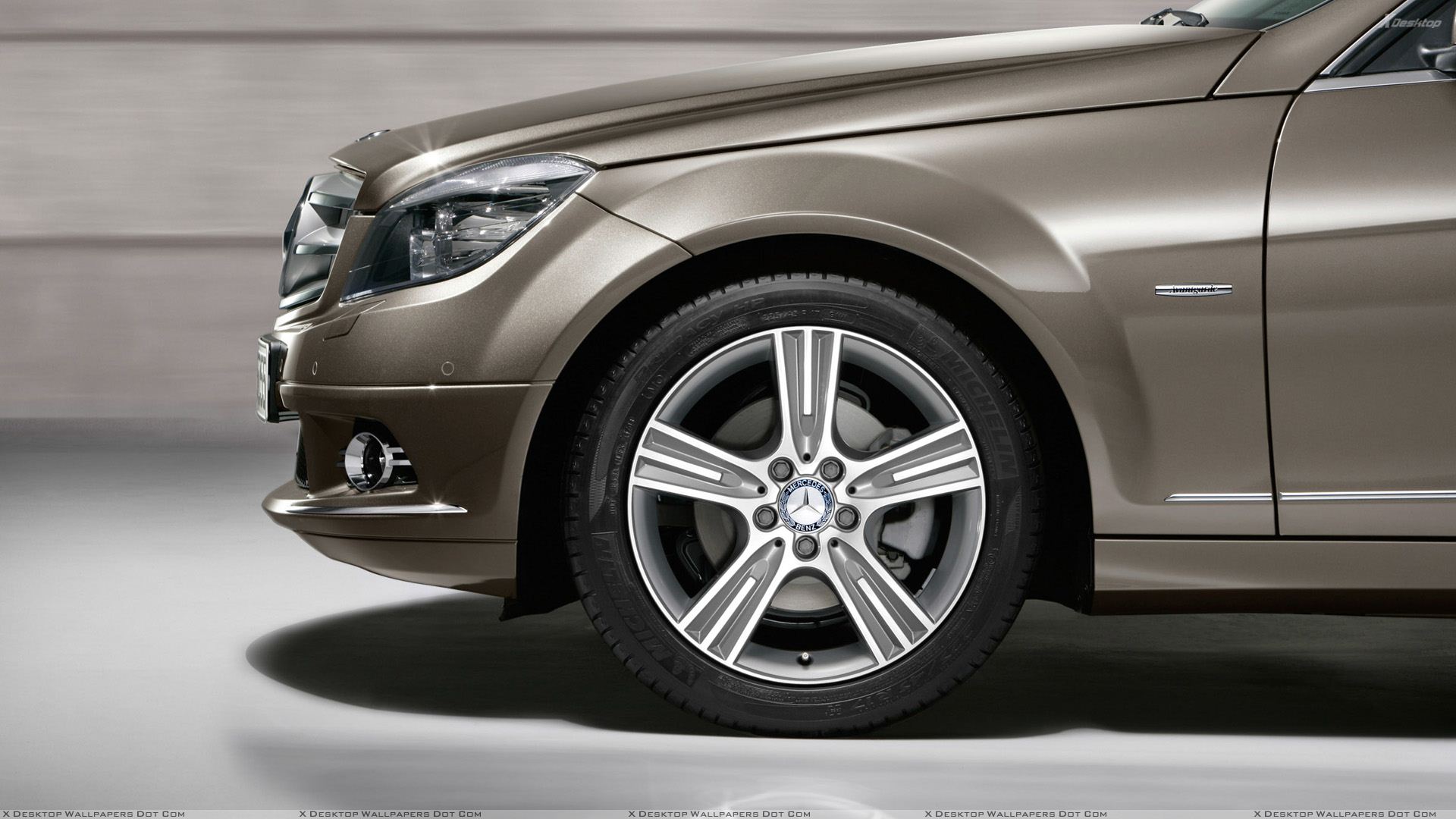 Mercedes-Benz C Class Special Edition Front Tyre Closeup Wallpaper