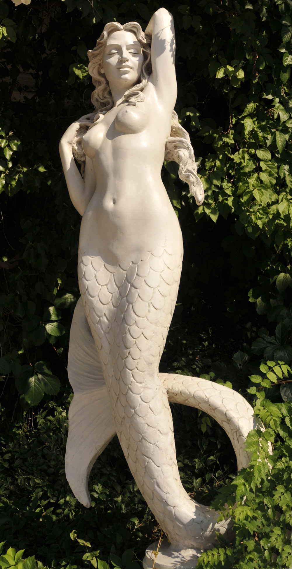 Mermaid statue at Club Hotel Letoonia in Fethiye Harbor, Turkey