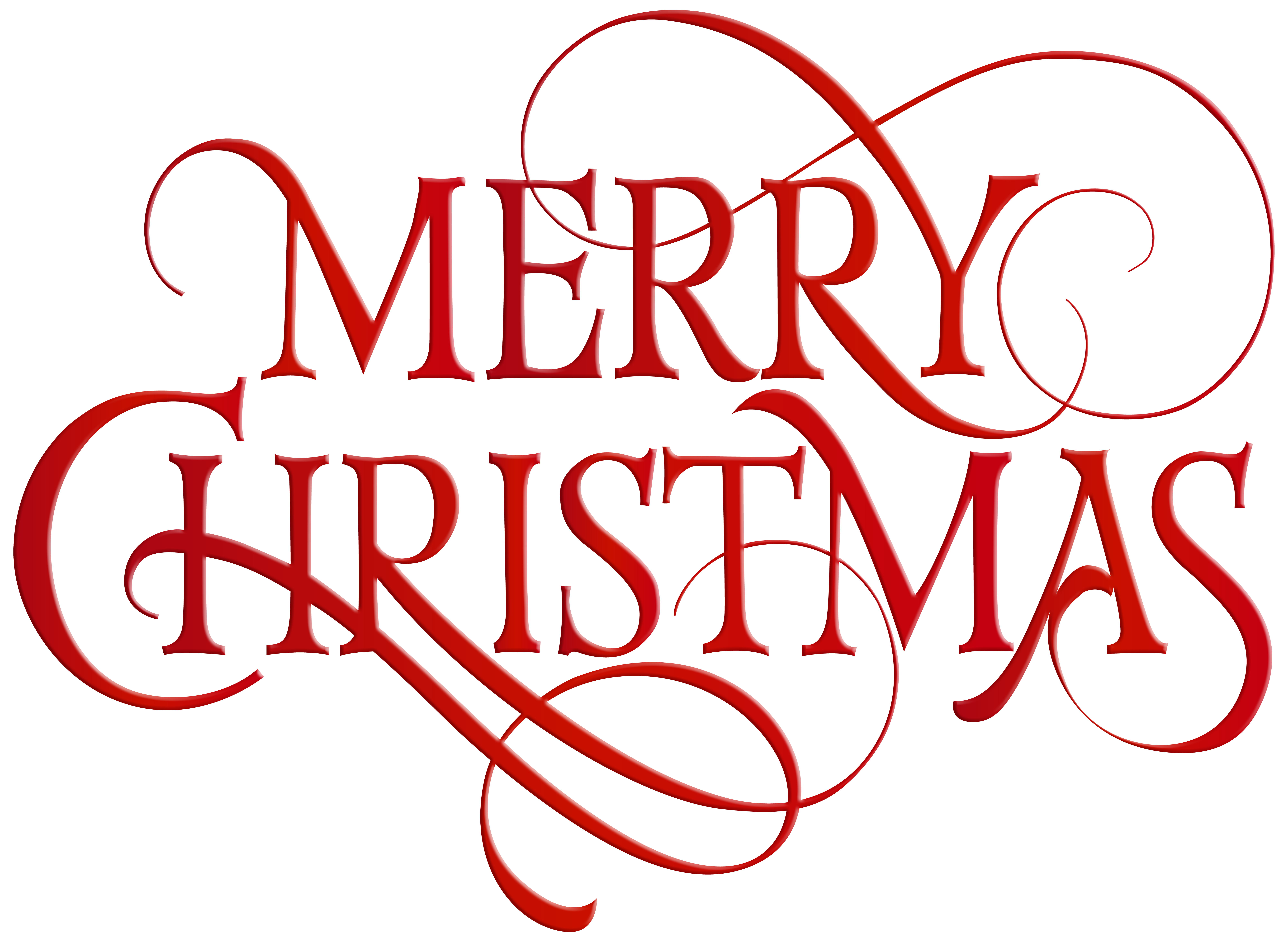 Merry Christmas Red Transparent PNG Clip Art | Gallery Yopriceville ...