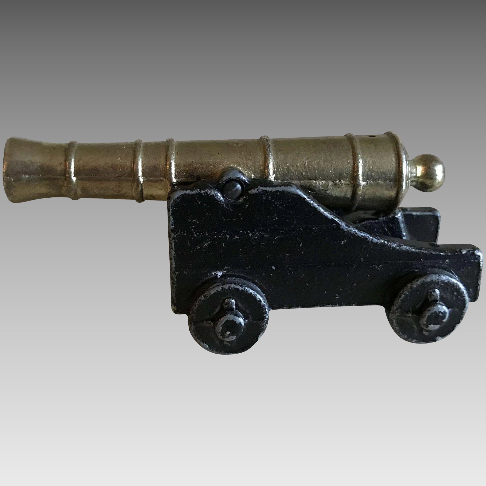 Vintage miniature Penncraft metal cannon made in USA : Basingers ...