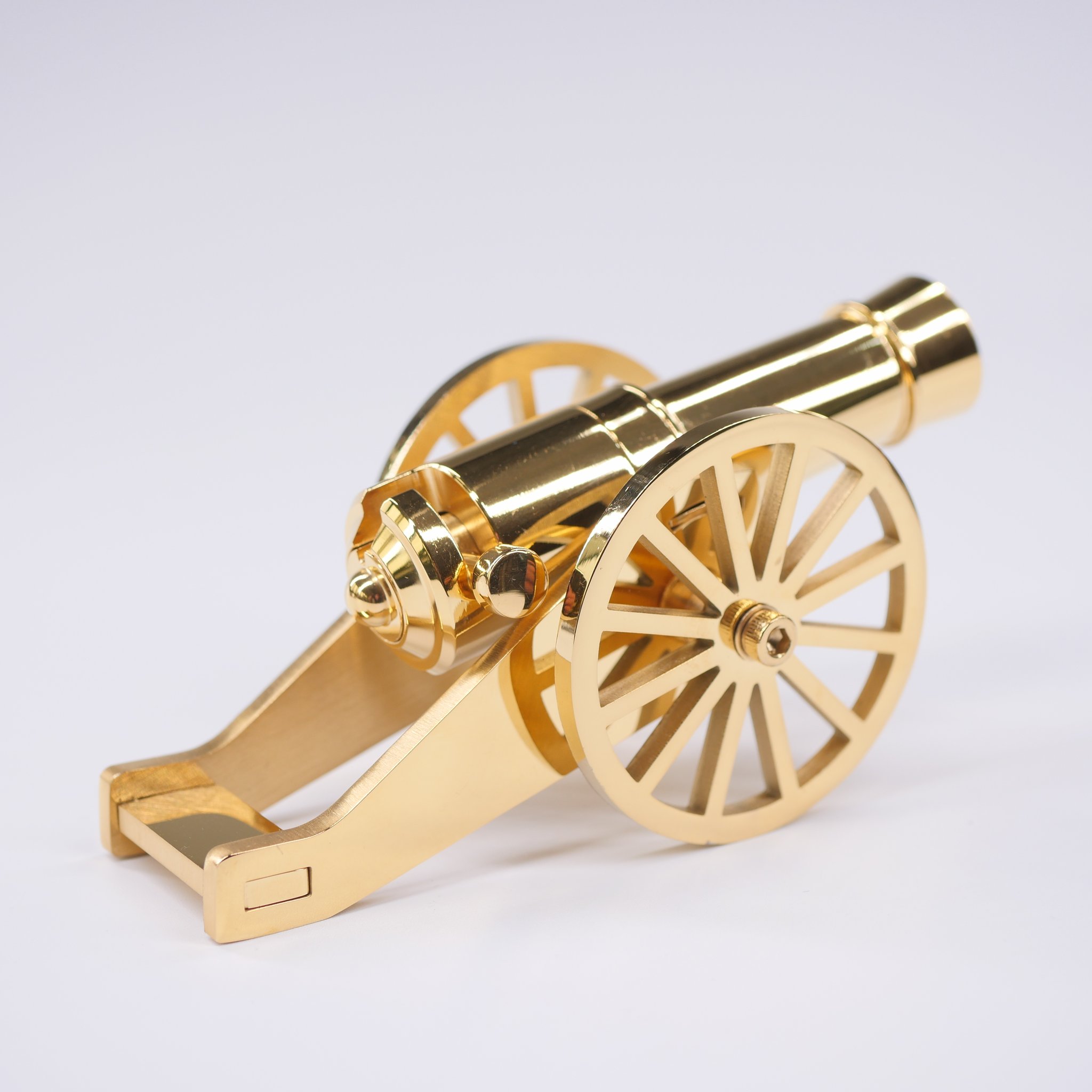 Napoleon Civil War Fired Cannon Metal Replica - Patriot (Gold)