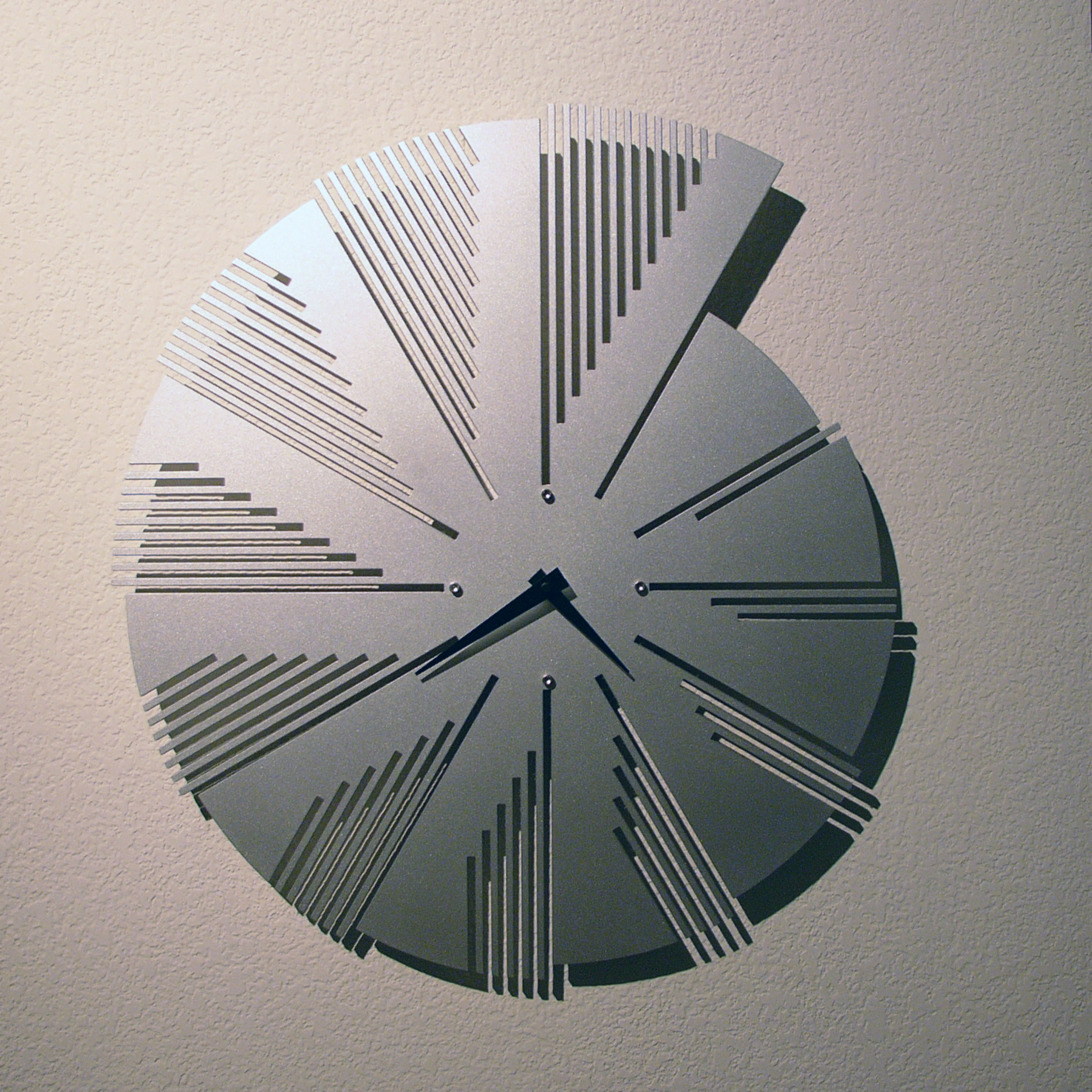 Time Flies Wall Clock by John Nalevanko (Metal Clock) | Artful Home