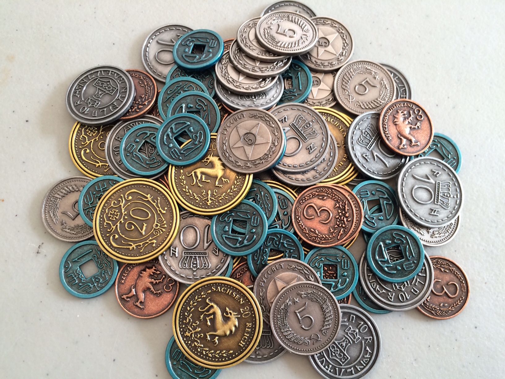 Scythe: Metal Coins Accessories - Boutique Philibert EN
