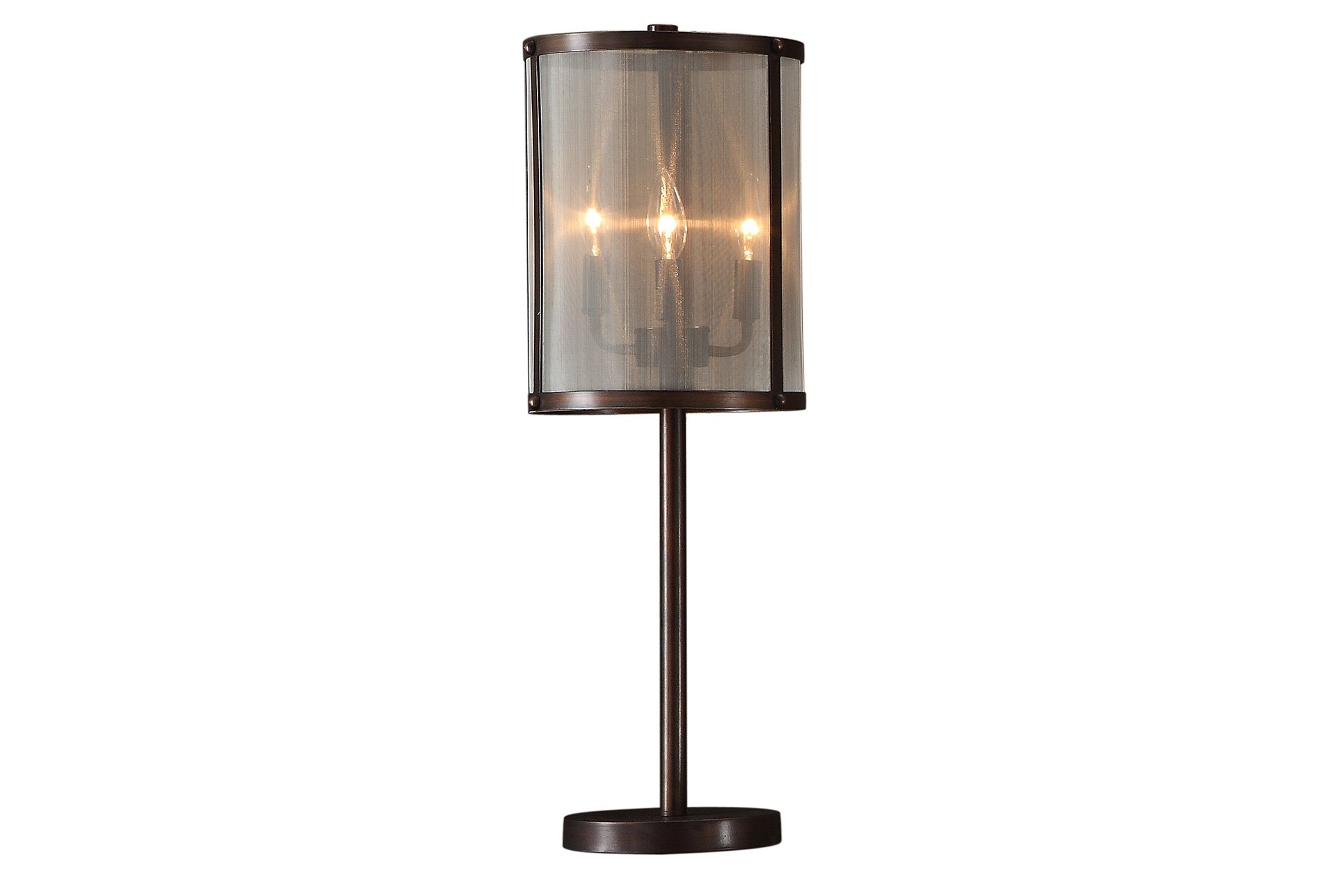 Table Lamp-Metal Mesh Shade Industrial | Living Spaces