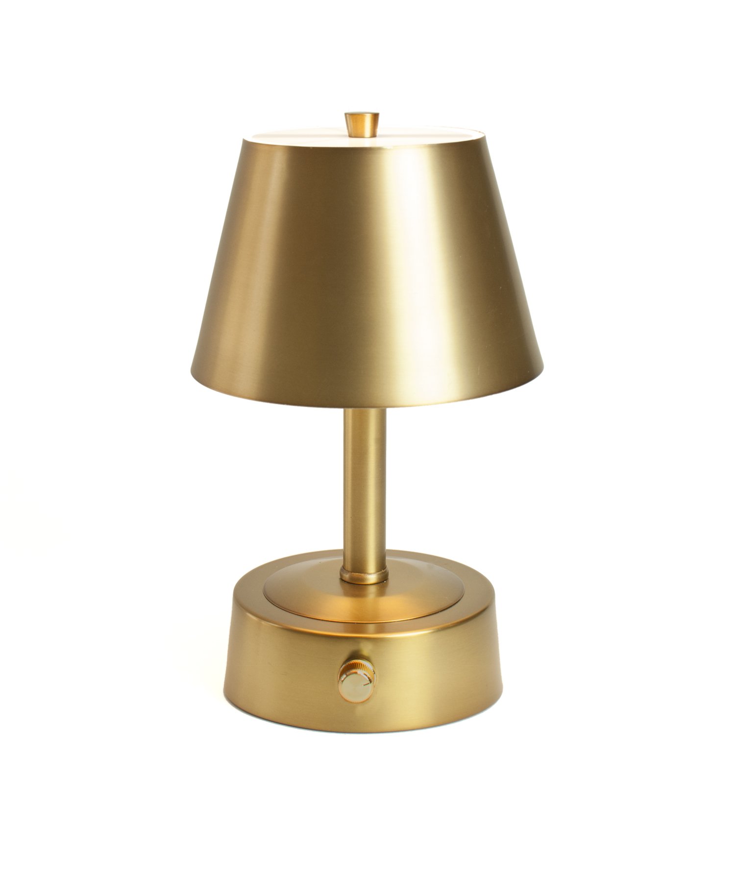 Mini Metal Cordless Lamp - Antique Brass - Modern Lantern