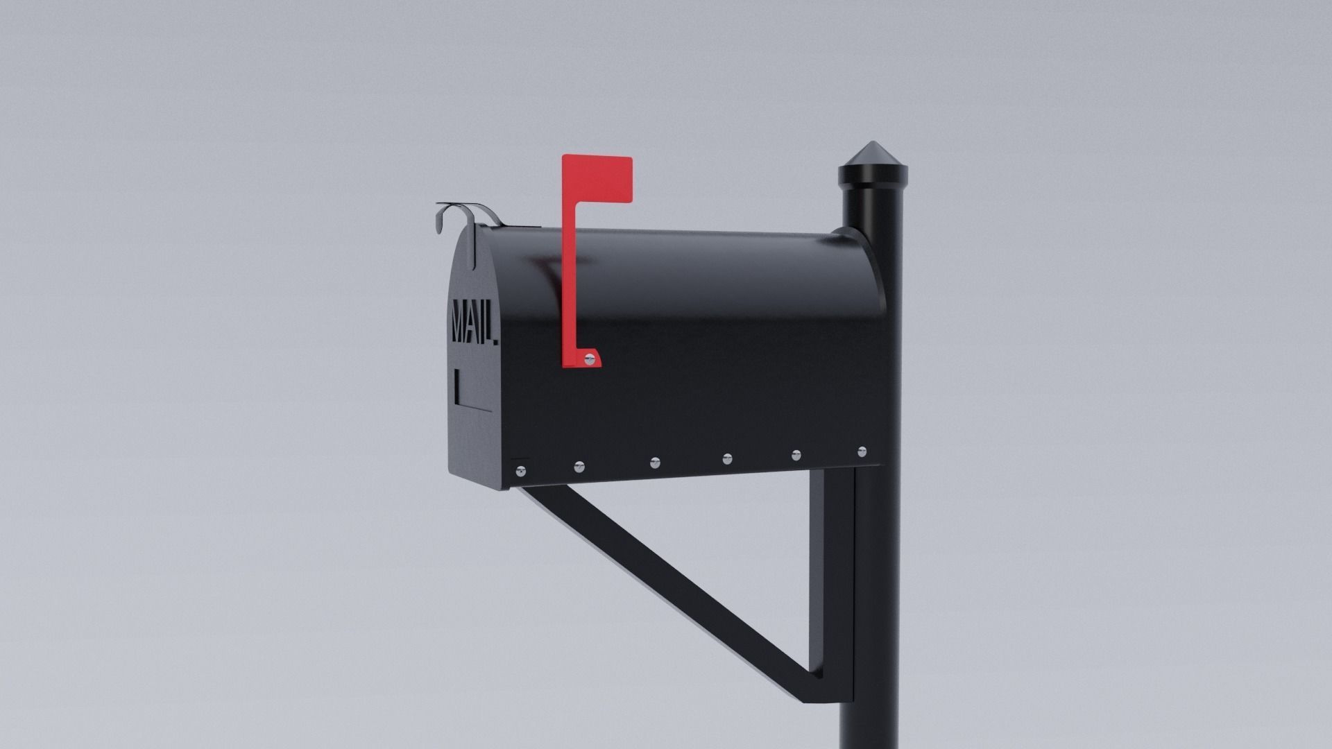 3D Metal Mailbox | CGTrader