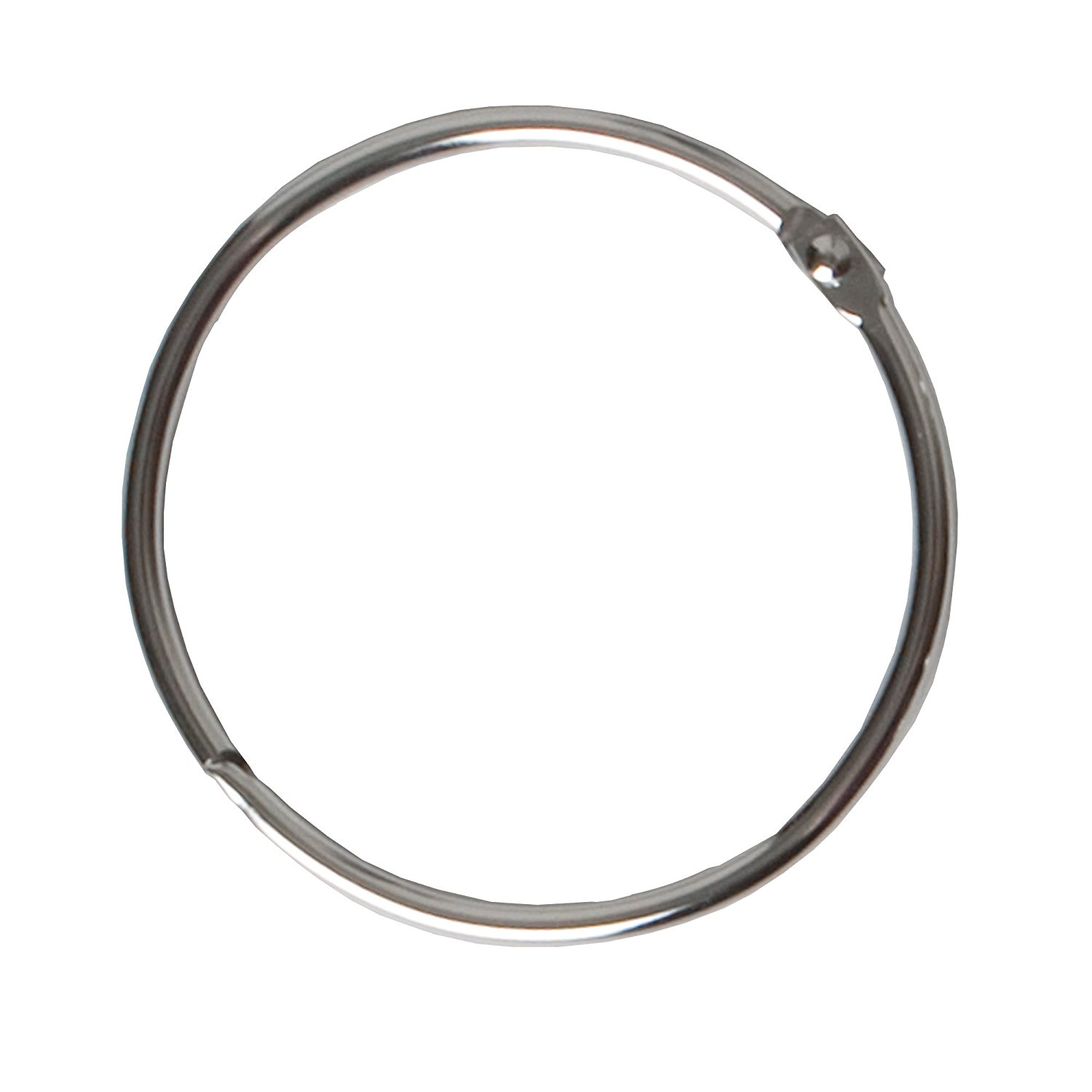 Amazon.com: Maytex Metal Circular Shower Ring, Chrome, Set of 12 ...