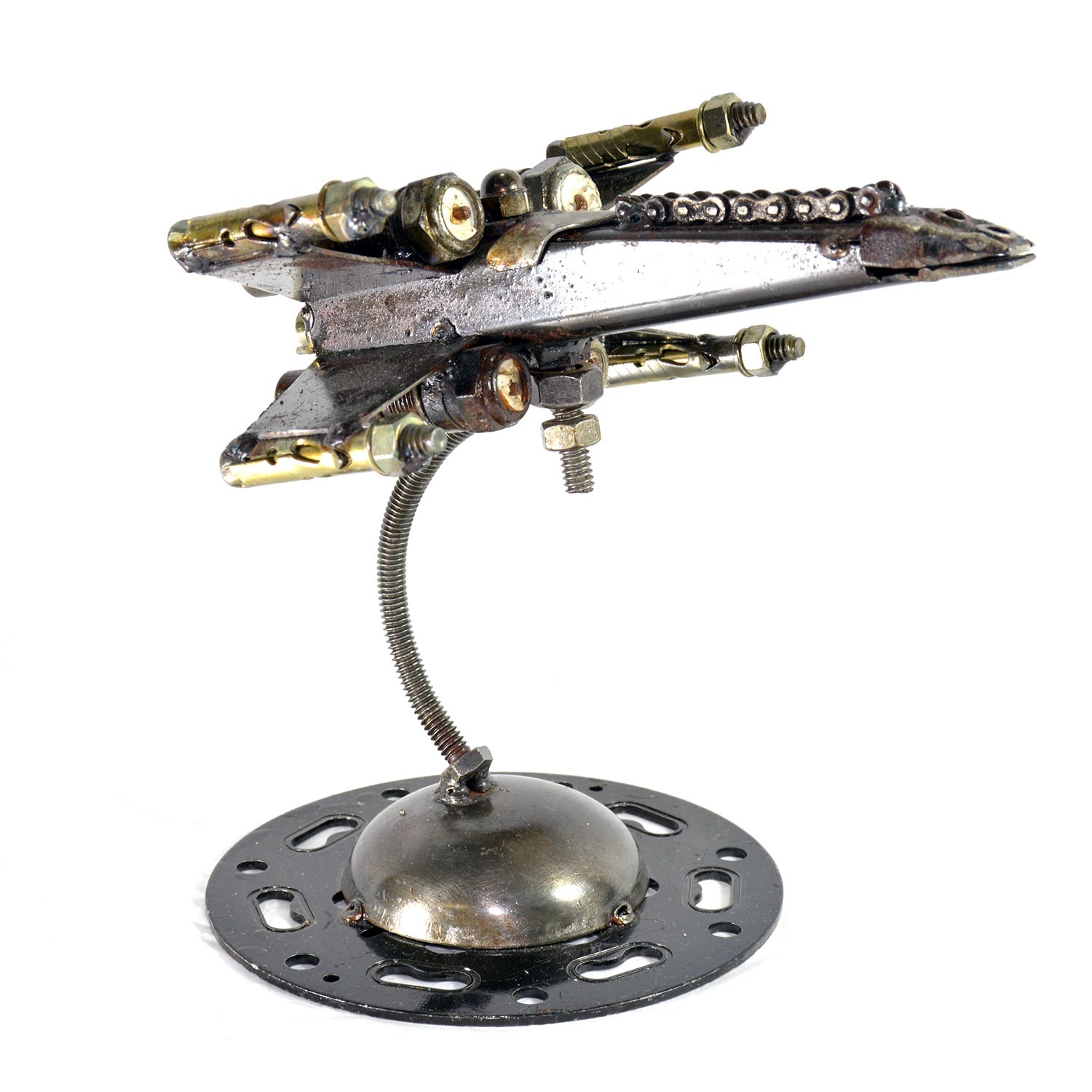 Star Wars X-Wing Spaceship Metal Sculpture Model | Star Wars Statue Gift