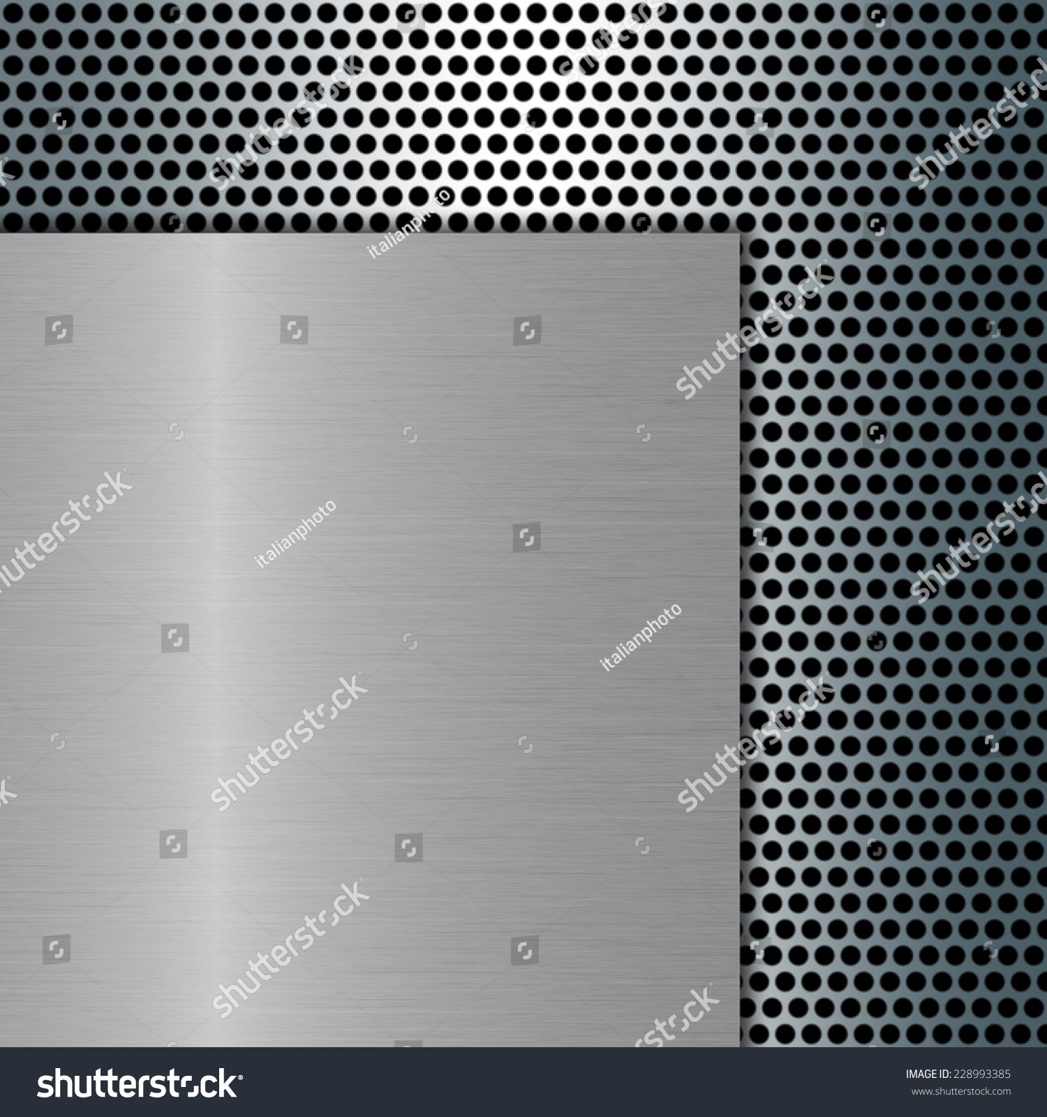 Metal Template Stock Illustration 228993385 - Shutterstock