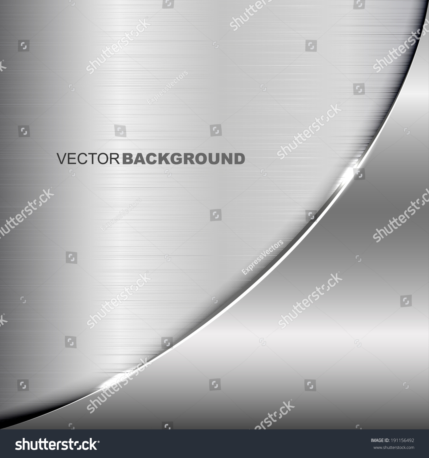 Elegant Metallic Background Stock Vector 191156492 - Shutterstock