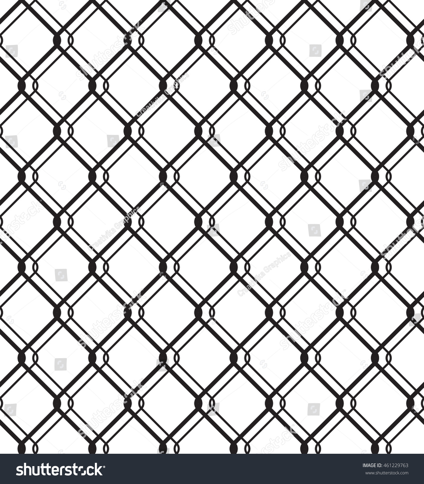Wired Metallic Fence Seamless Texture Steel Stock Vector 461229763 ...