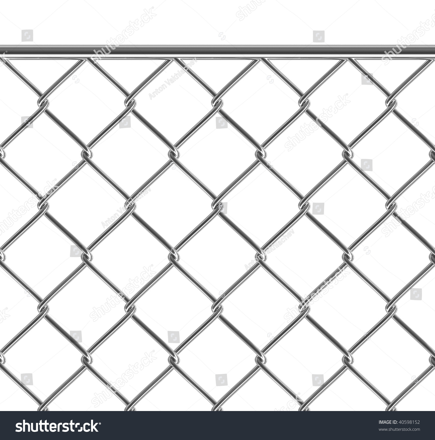 Metallic Fence Seamless Texture Isolated Stock Illustration 40598152 ...