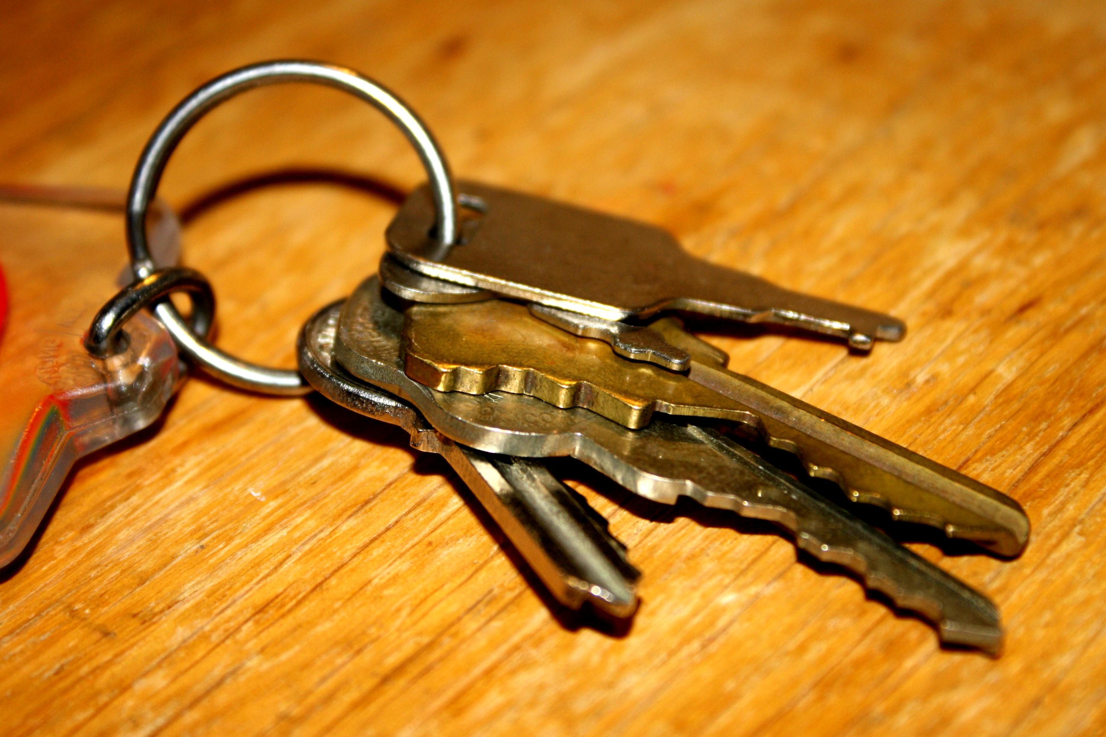 Free picture: metal keys, security, lock, key
