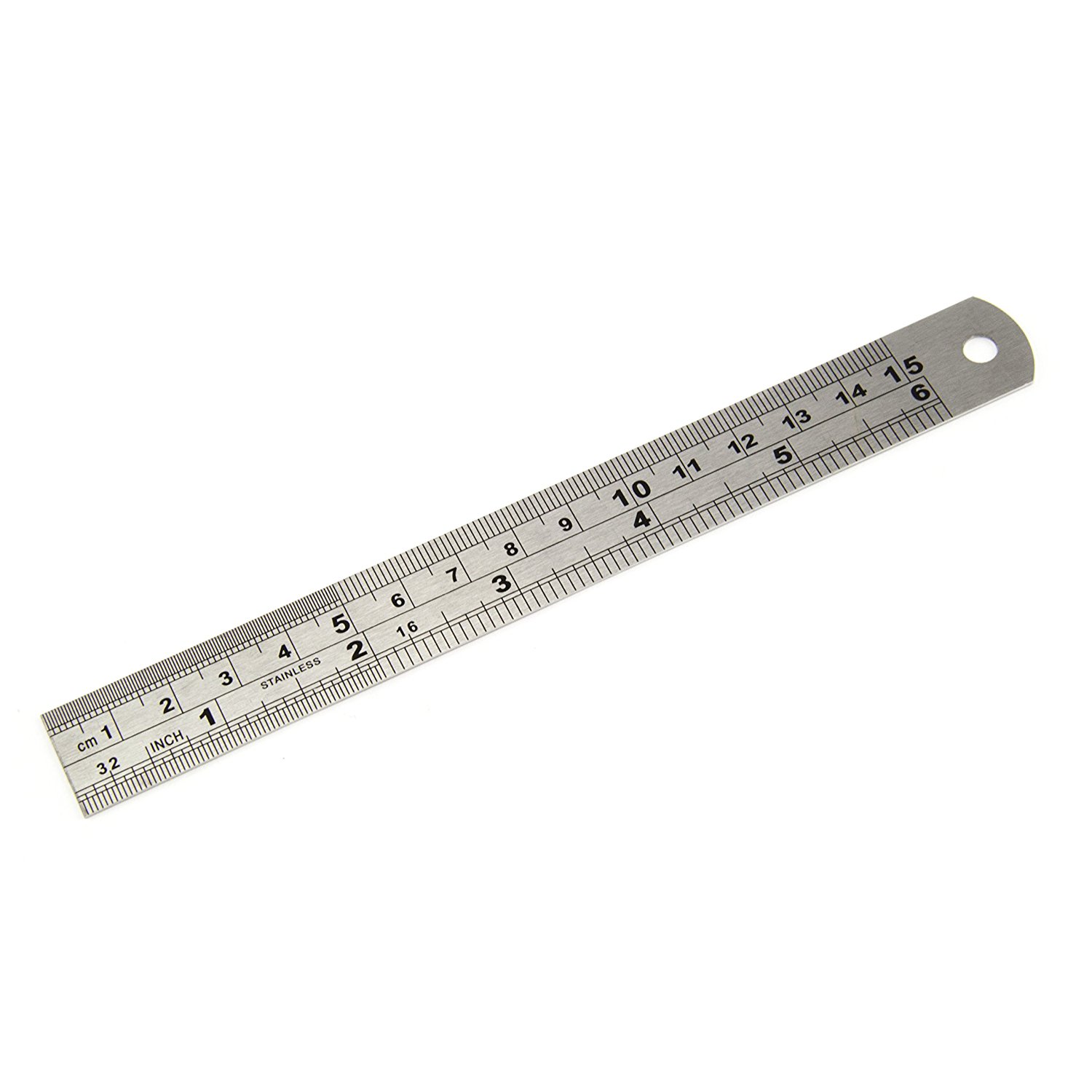 15 cm / 150mm Stainless Steel Metal Ruler/ Rule (20mm Wide) Metric ...