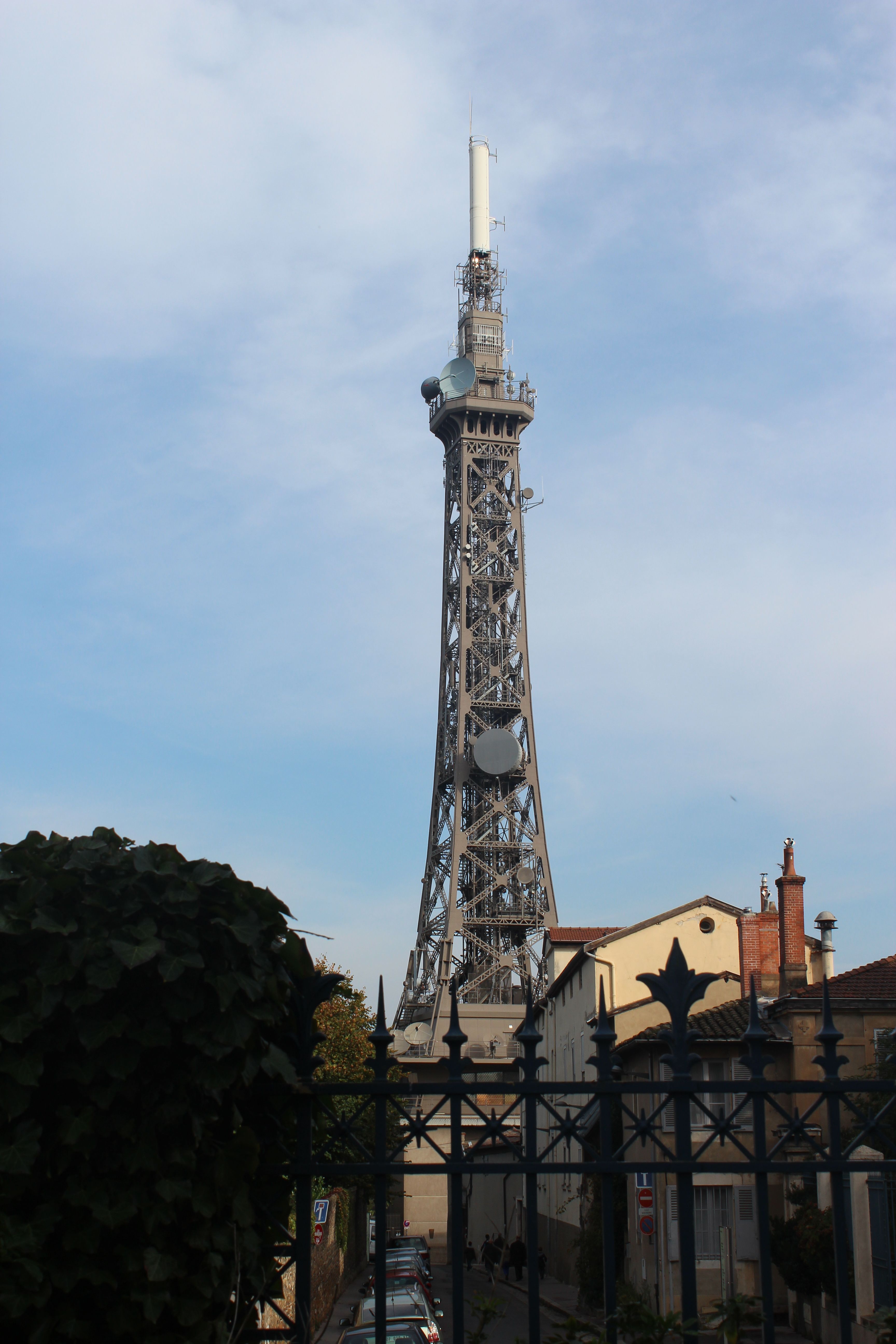 Tour Metallique, Lyon. An Industrial-style tower, built in 1894 for ...