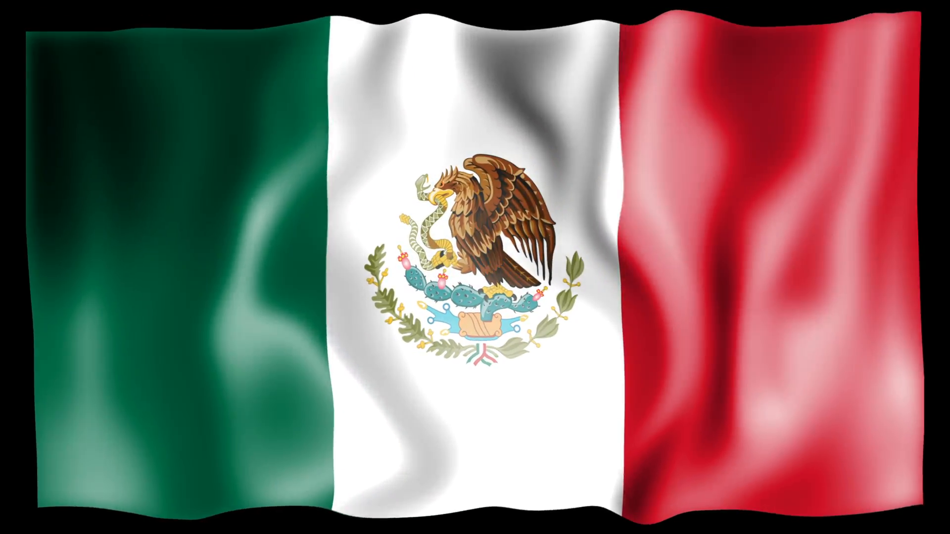 Waving Mexico flag - animation Motion Background - Videoblocks