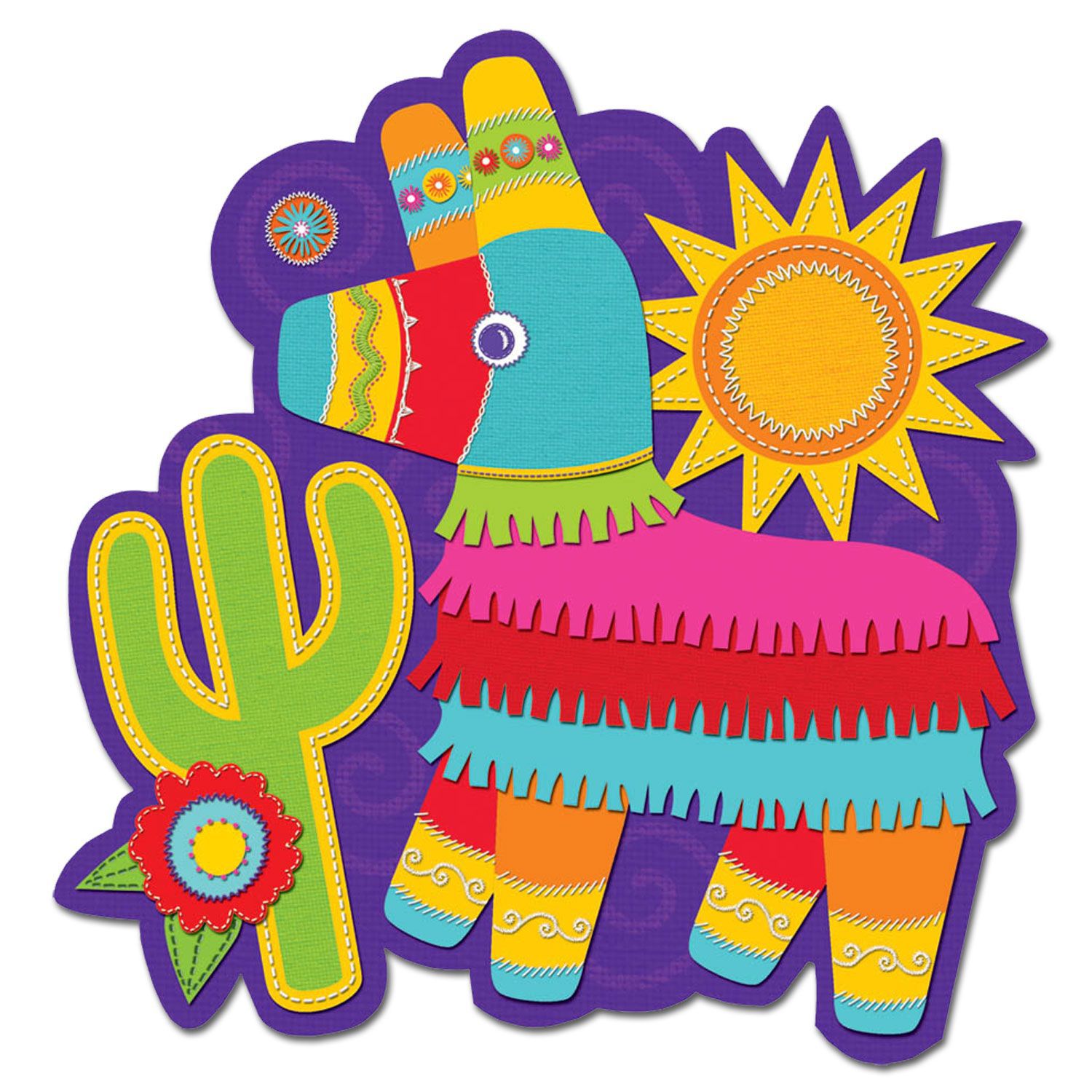 Mexican Fiesta Party Supplies Pinata Cutout Decoration – Kids Party ...