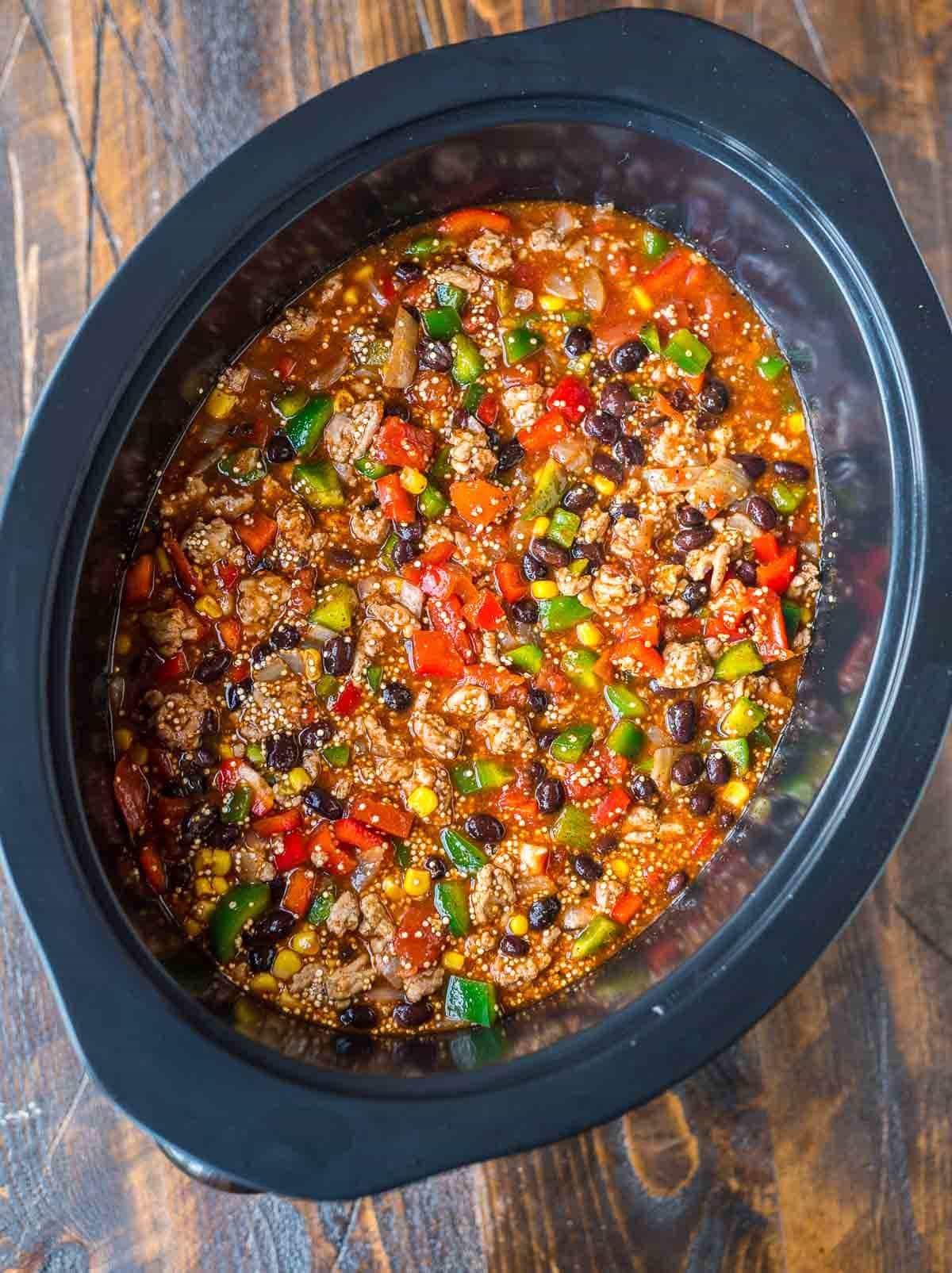 Crock Pot Mexican Casserole Recipe | Well Plated by Erin