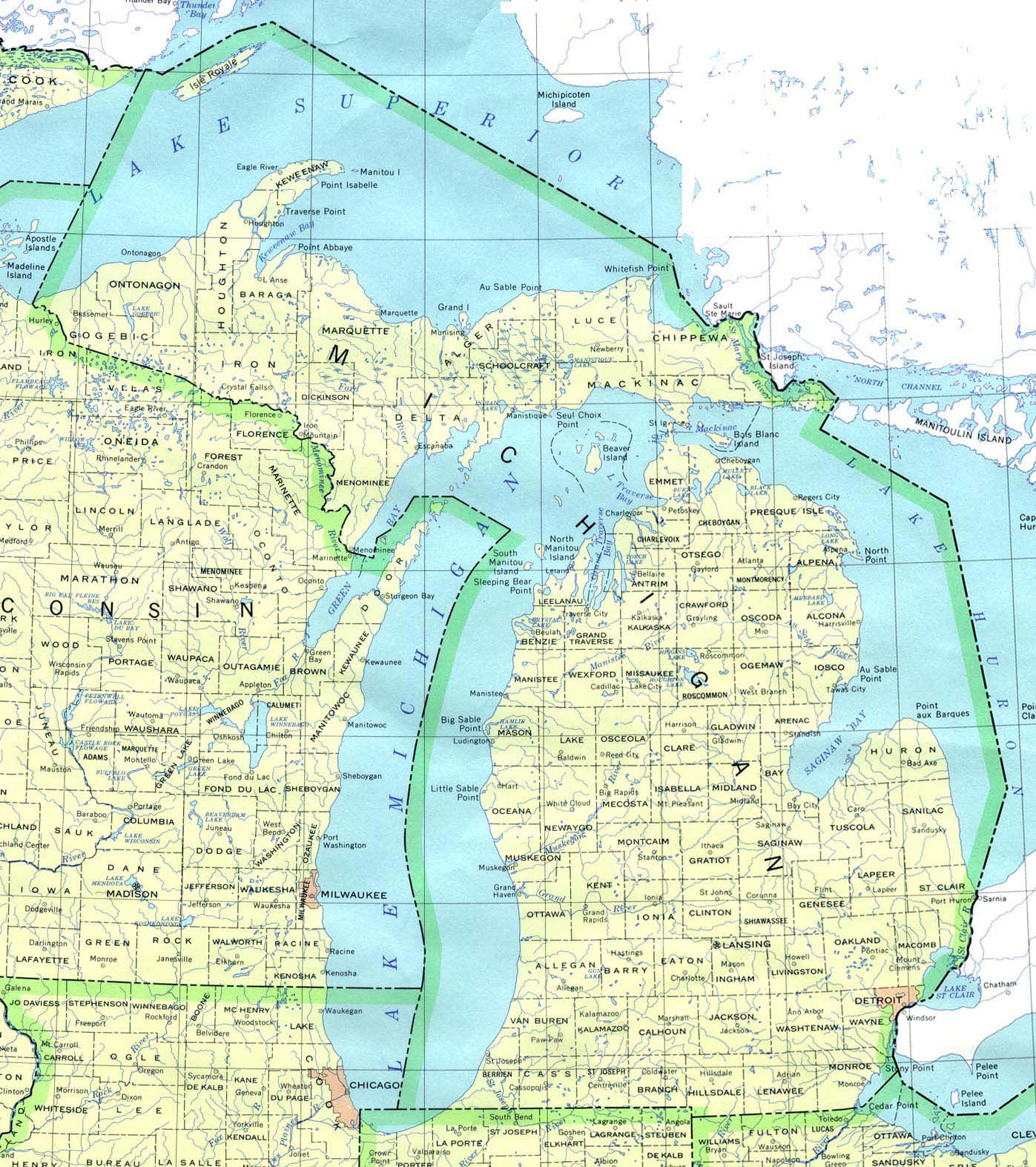 Michigan Maps - Perry-Castañeda Map Collection - UT Library Online