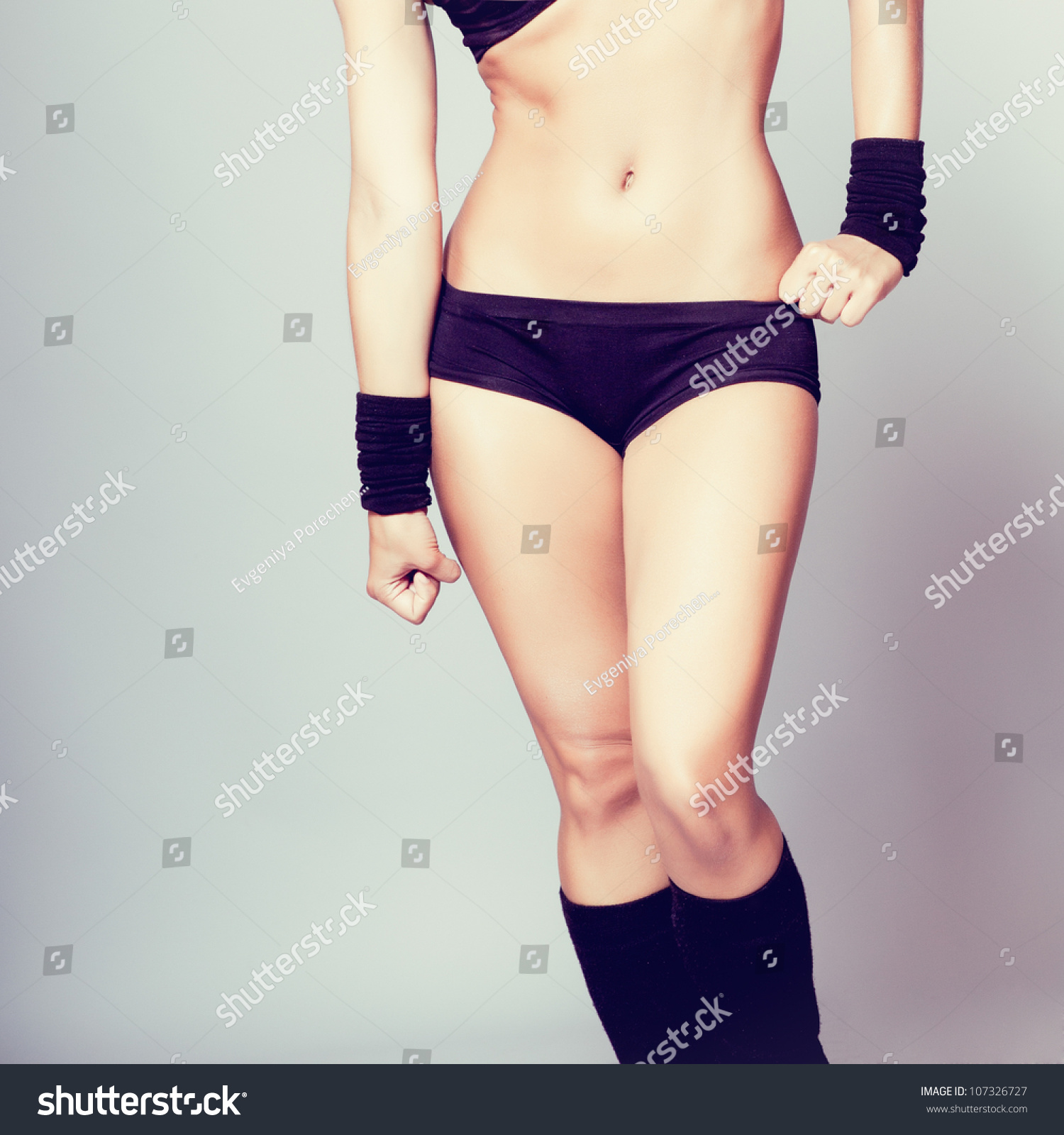 Midsection Woman Body Stock Photo (100% Legal Protection) 107326727 ...