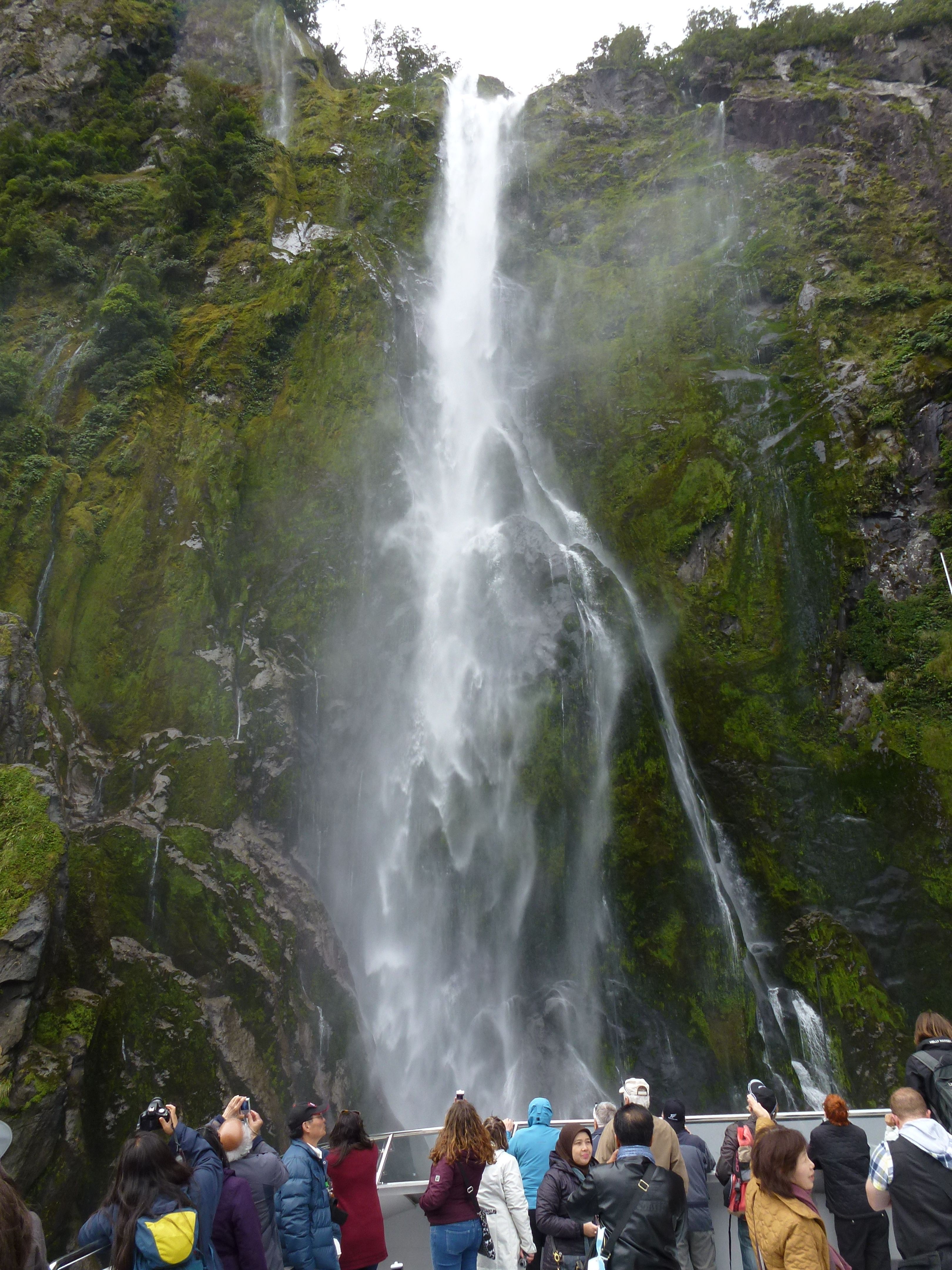 Under the waterfall in Milford Sound | Kapcha The World