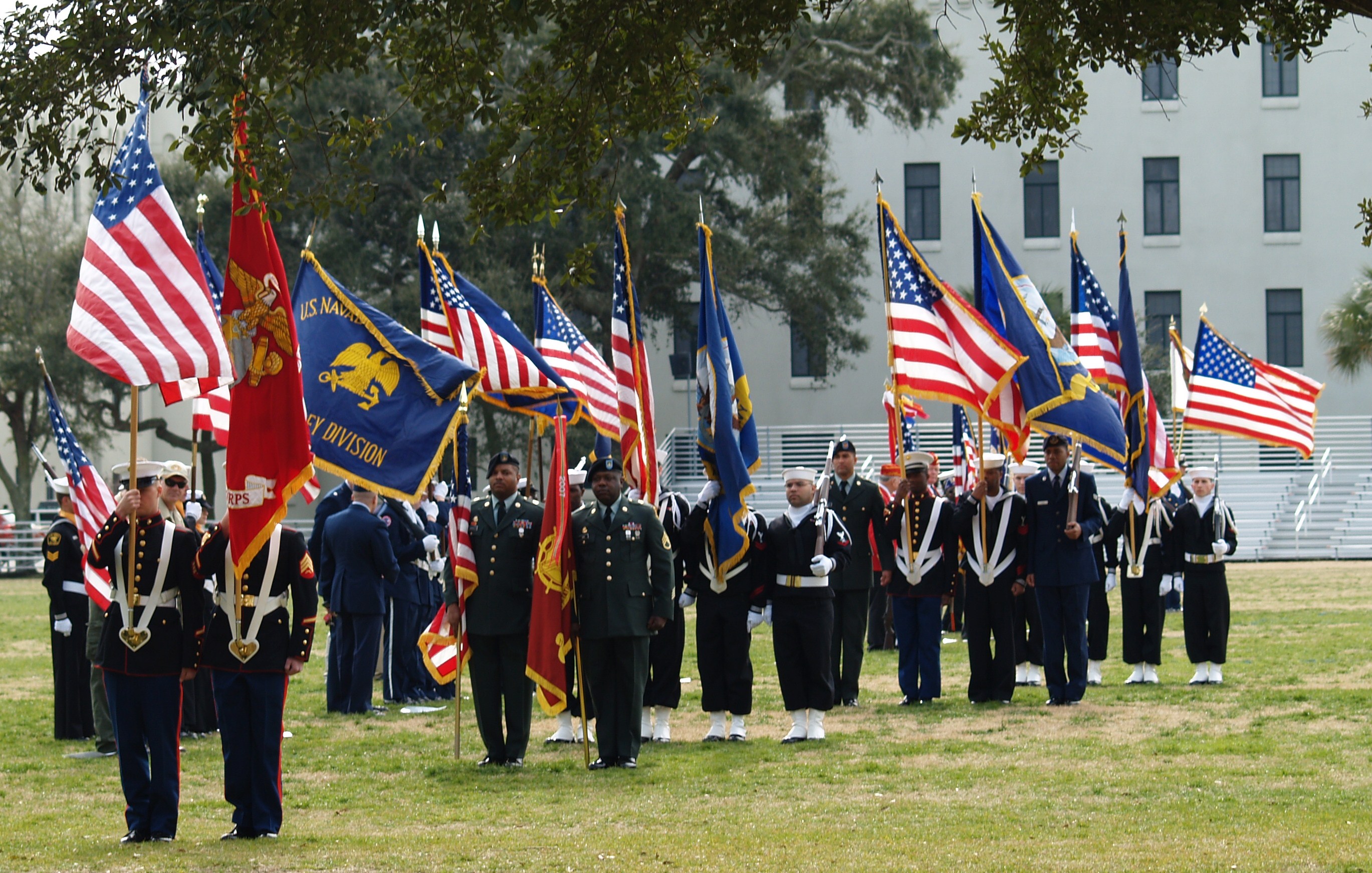 Flag ceremony to honor military personnel , American freedoms - The ...