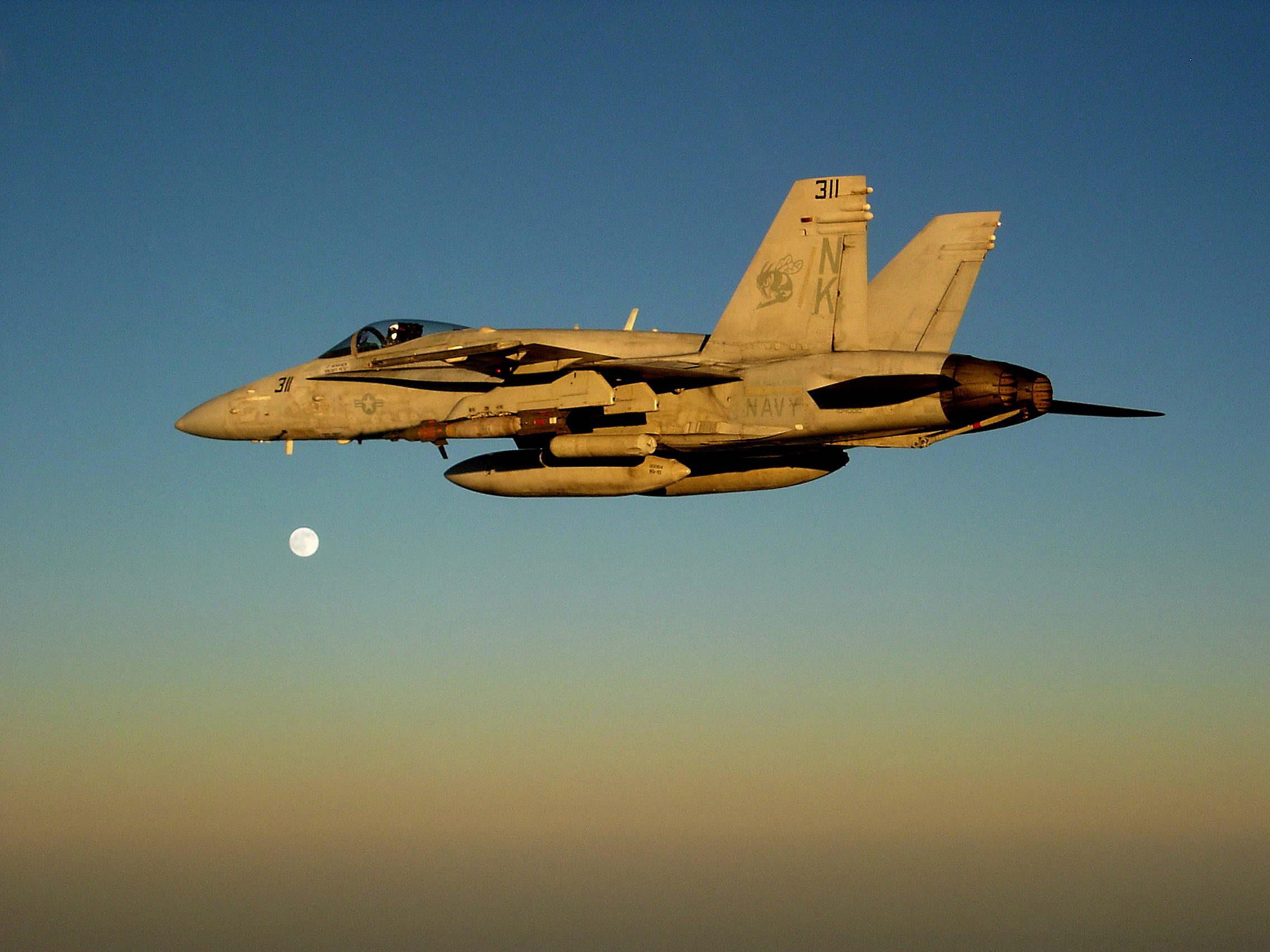 Stock Picture: A Military Fighter Jet In Flight