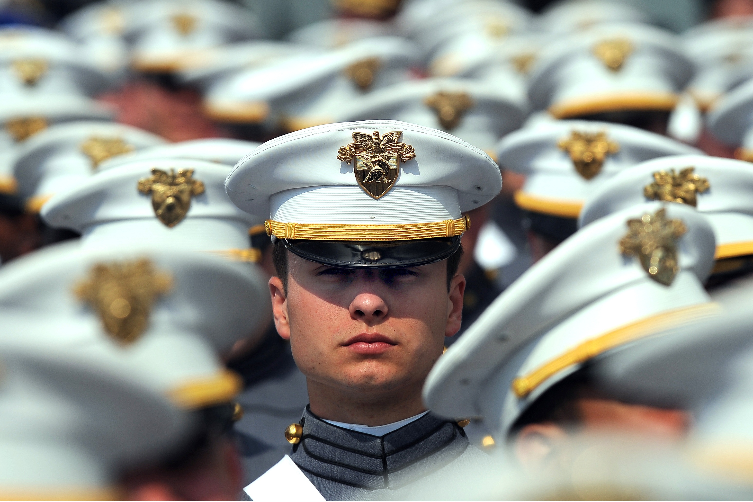 Military graduation photo