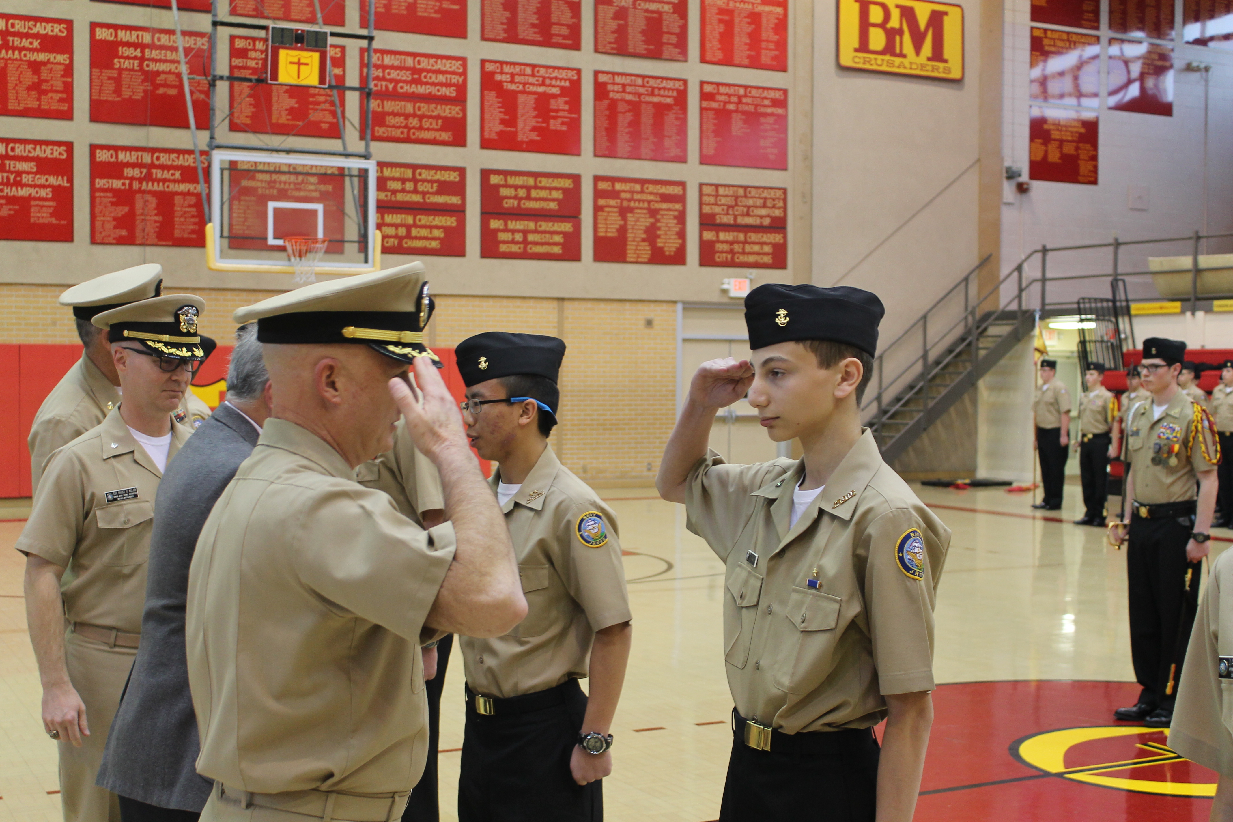 NJROTC Annual Military Inspection - Brother Martin High School