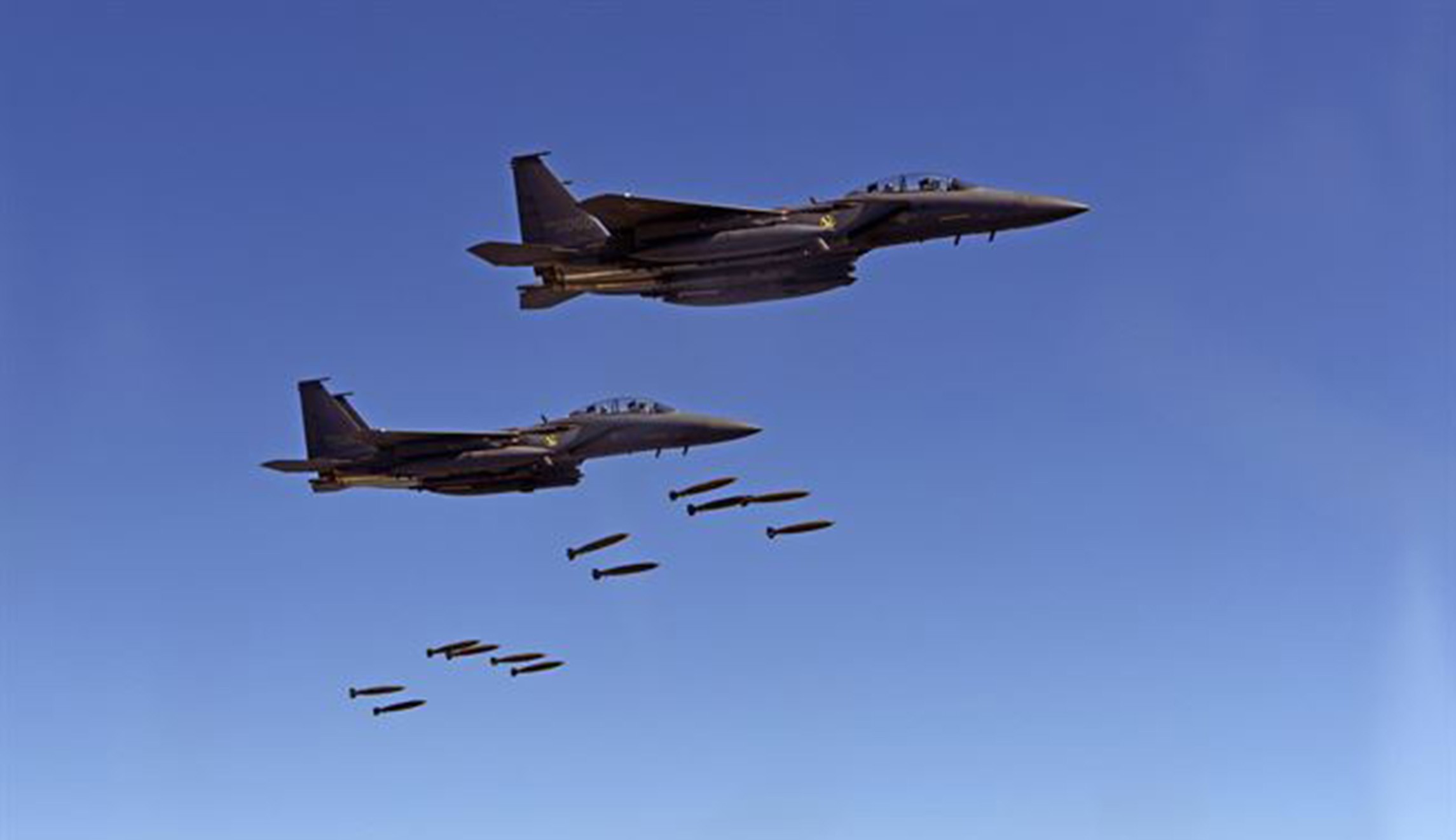 Photos: Fighter jets and bombers conduct show of force, live-fire ...