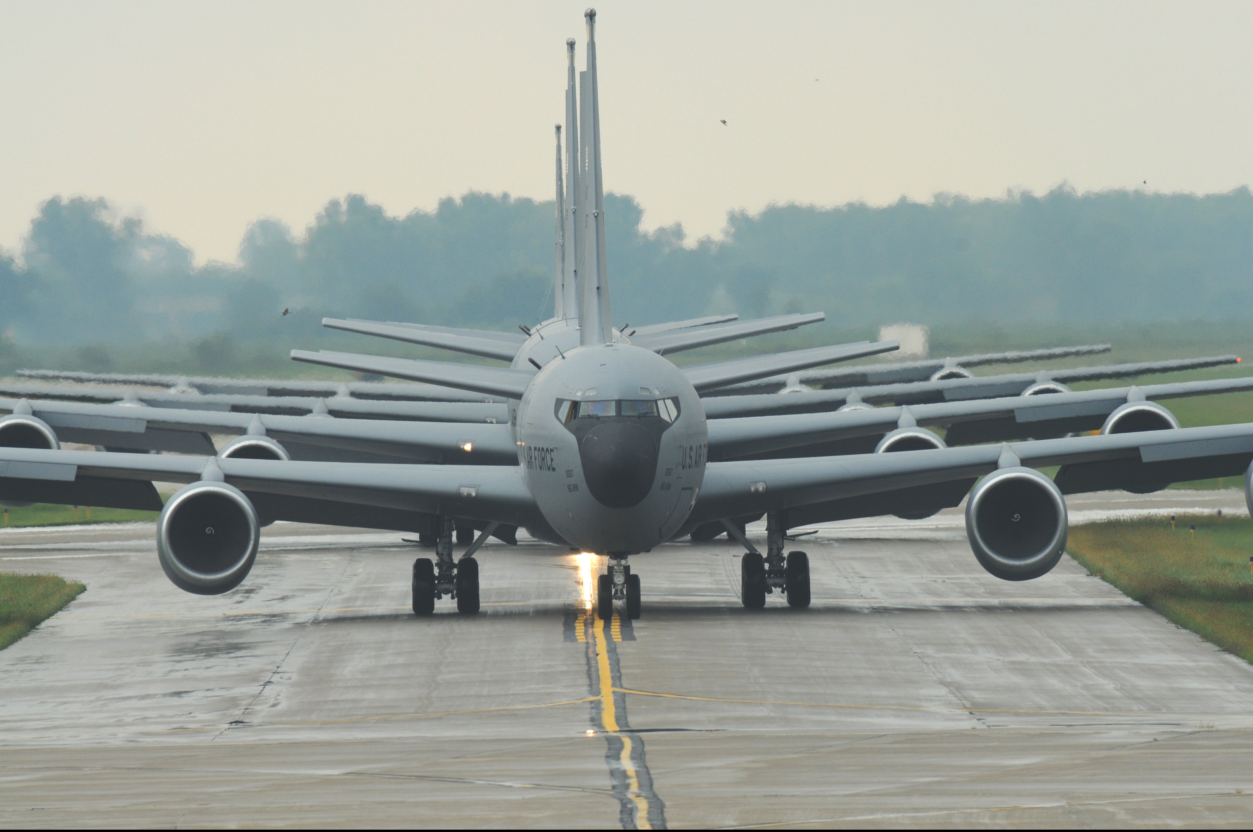 Military jets on the runway photo