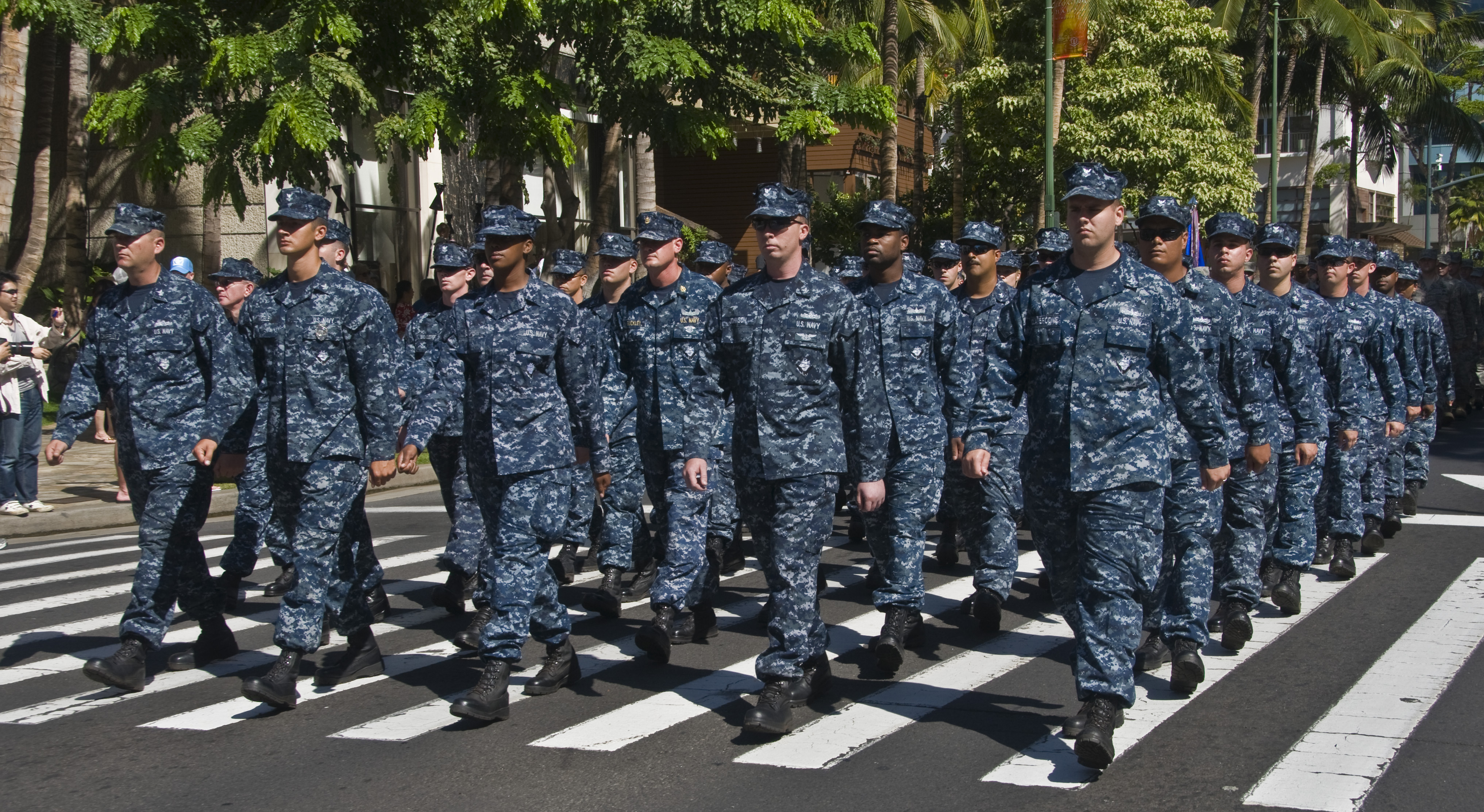 File:US Navy 100522-N-7498L-130 Sailors from various commands march ...
