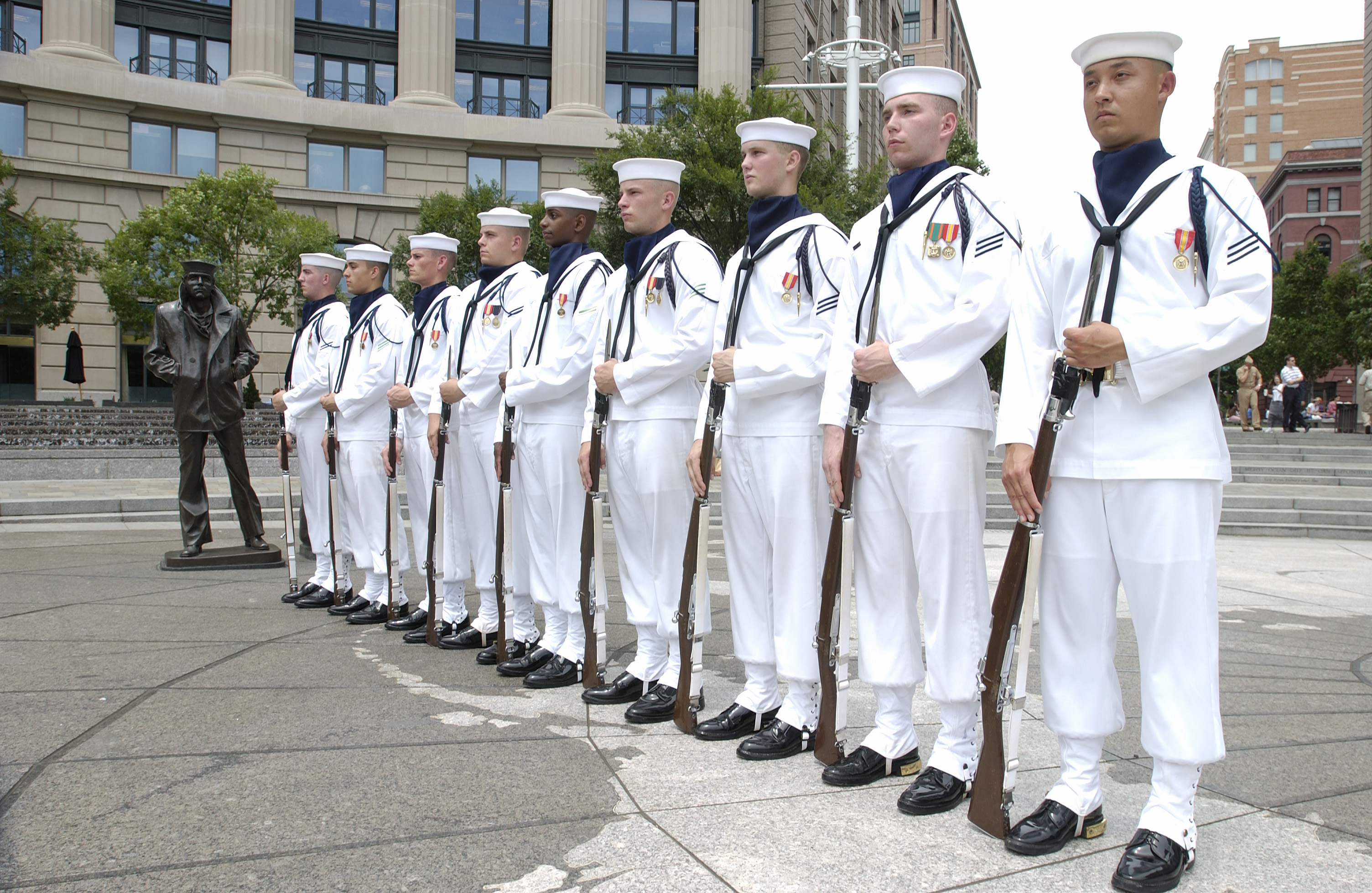 File:US Navy 030708-N-5862D-127 Members of the U.S. Navy Ceremonial ...