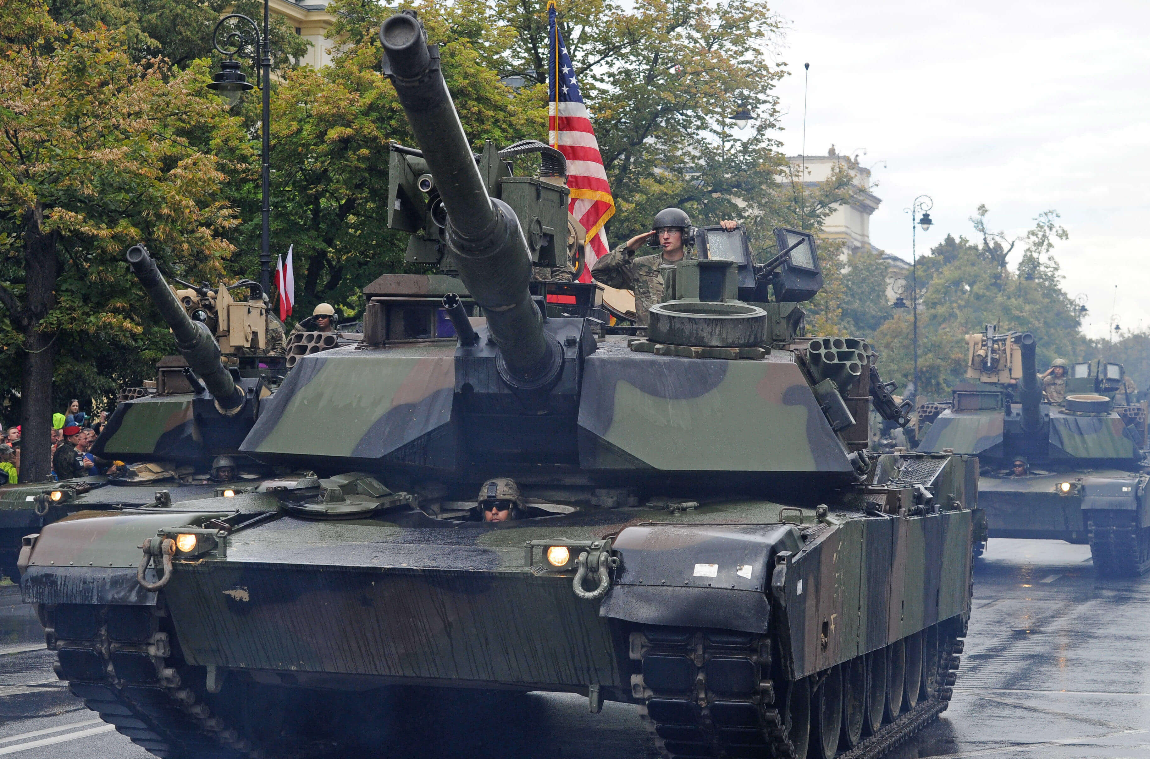 US tanks join Polish parade in show of military presence | Boston Herald