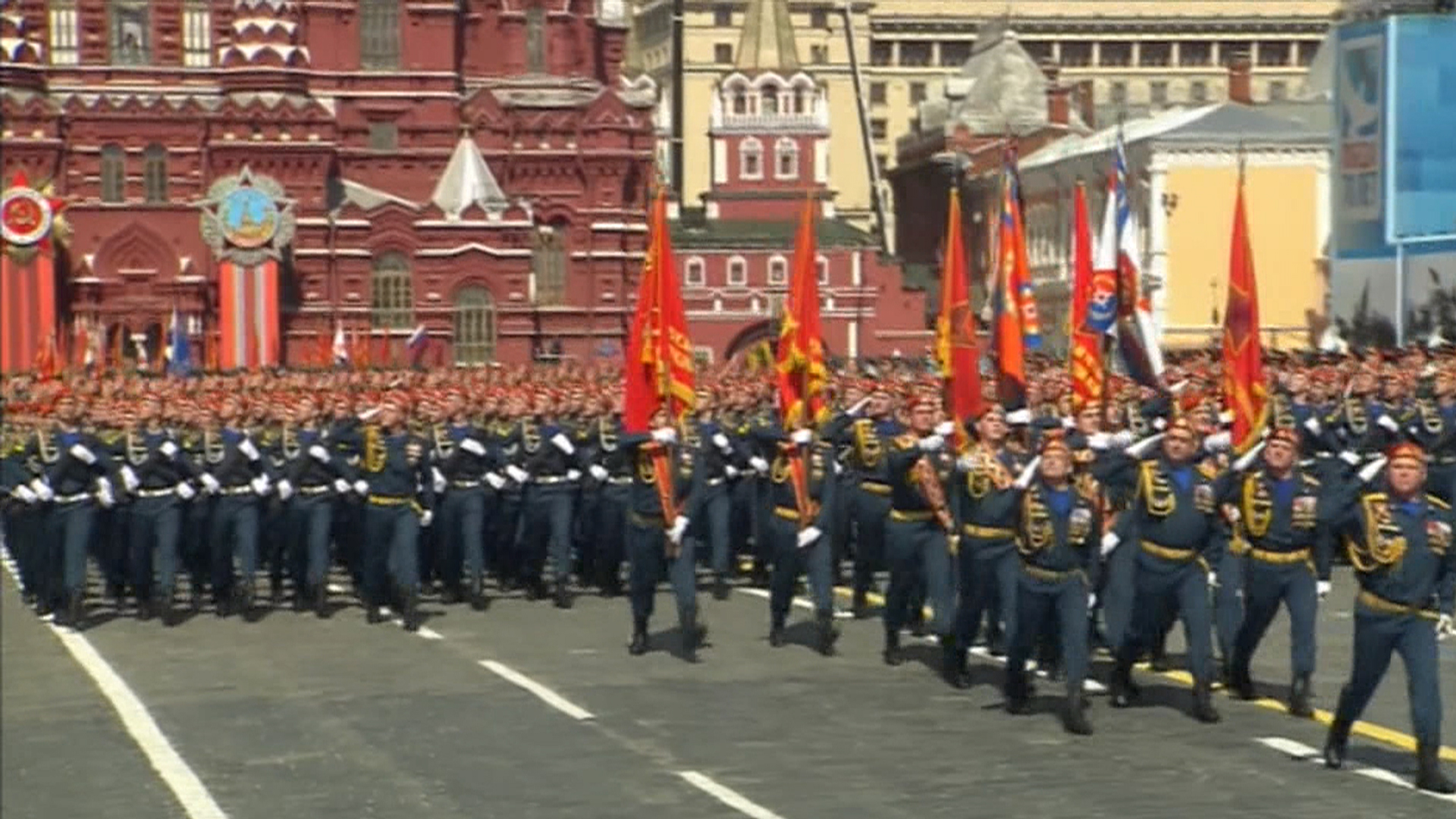 Russians show off military might during V-E Day parade - TODAY.com