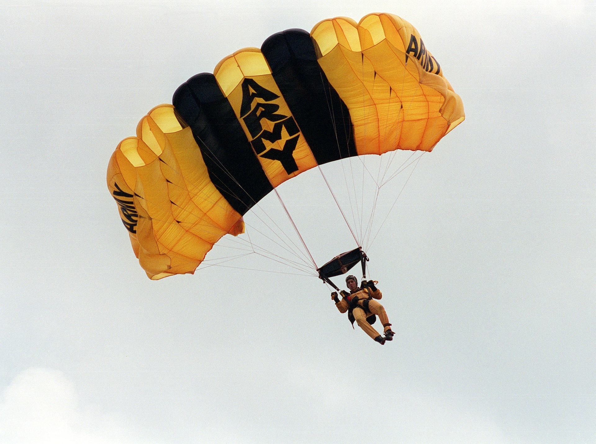 Military skydiver photo