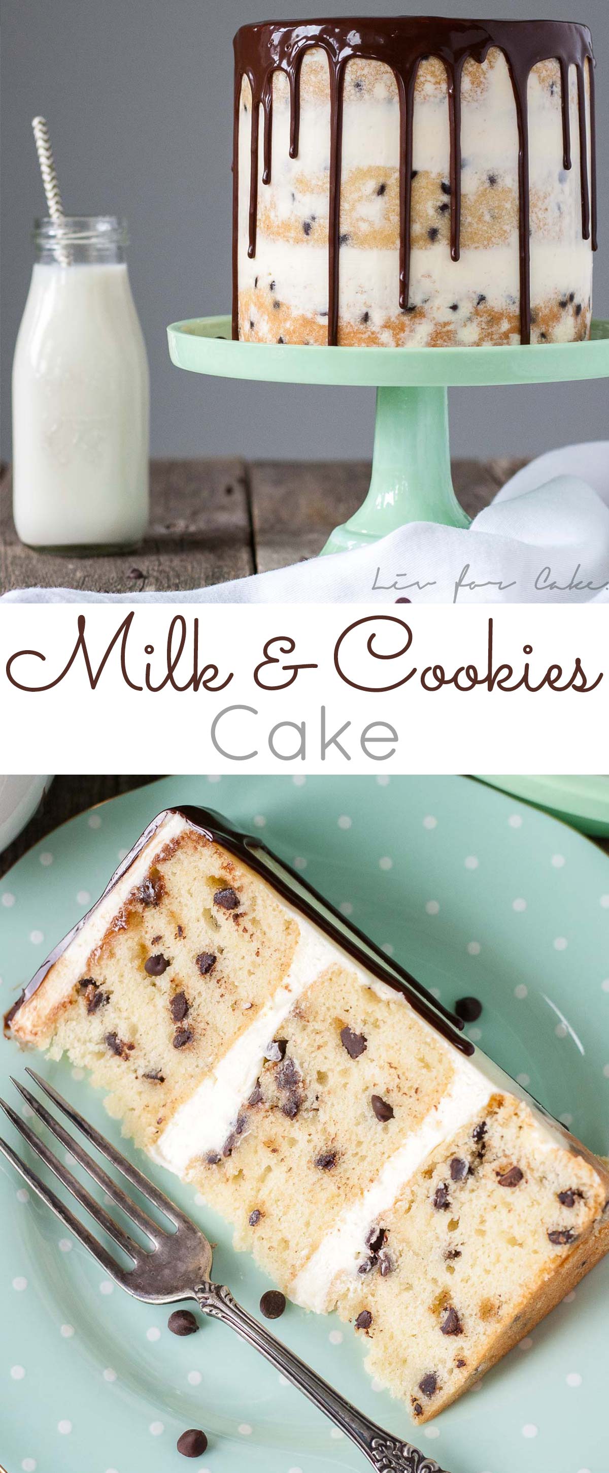 Milk & Cookies Cake - Liv for Cake