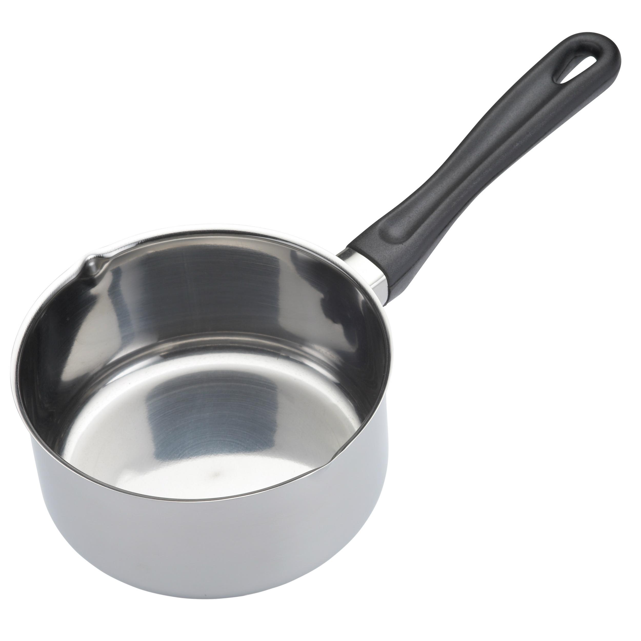KitchenCraft Induction-Safe Stainless Steel Milk Pan, 14 cm (5.5 ...