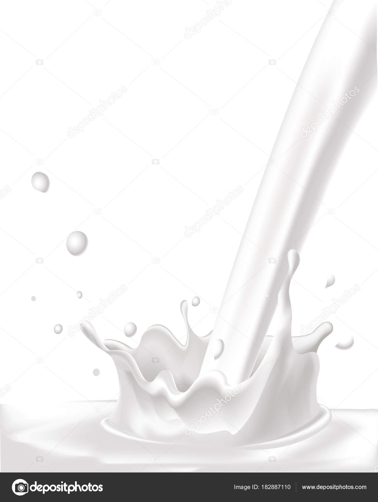 Milk splash photo