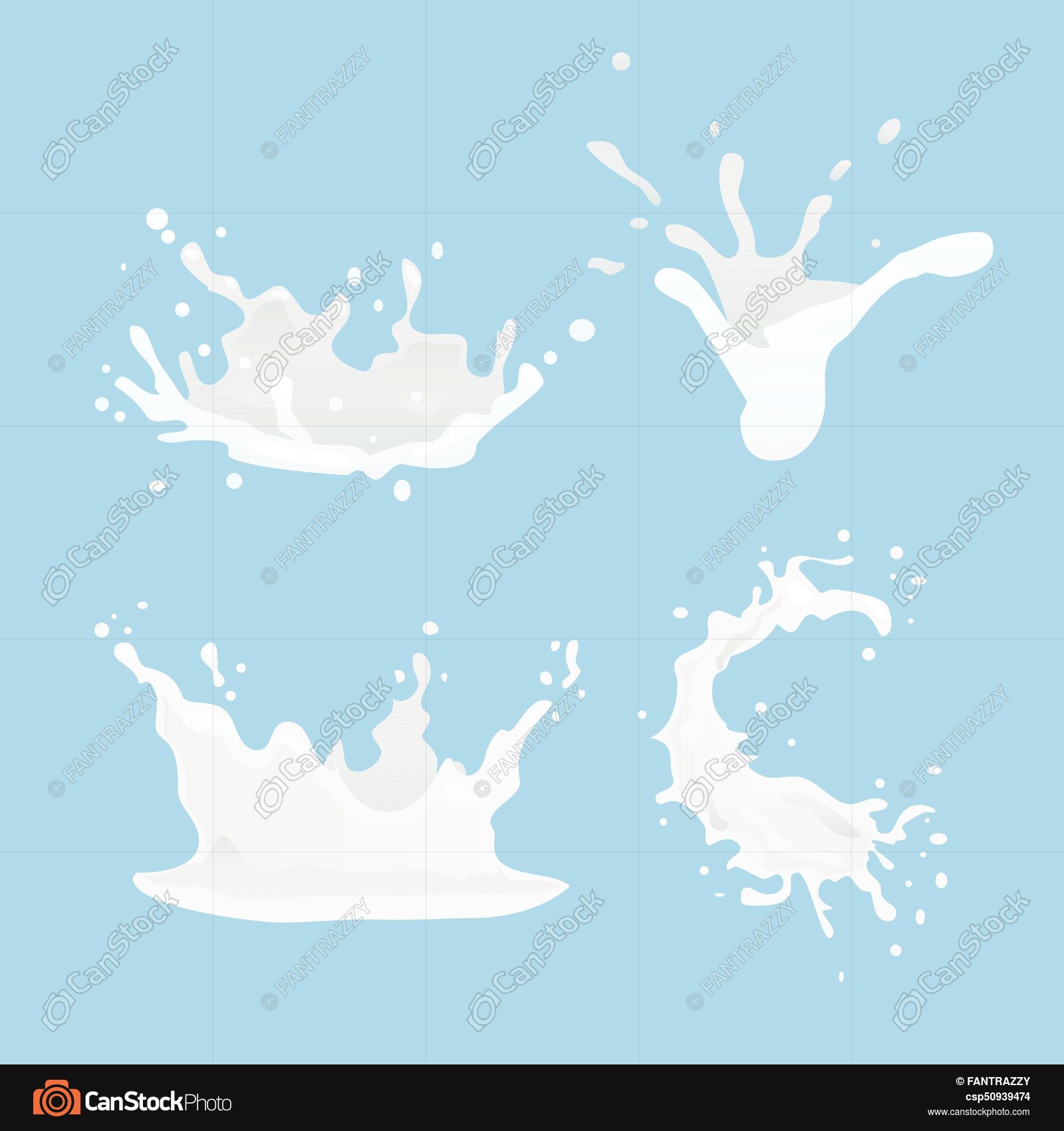 Set of 3d vector milk splash and pouring. milk splash... vectors ...