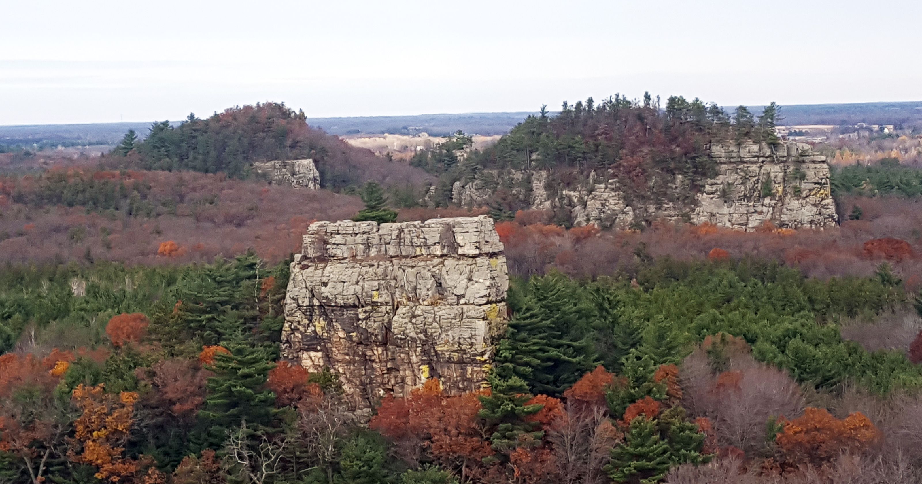 Those big rock formations along I-94? You can hike around them at ...